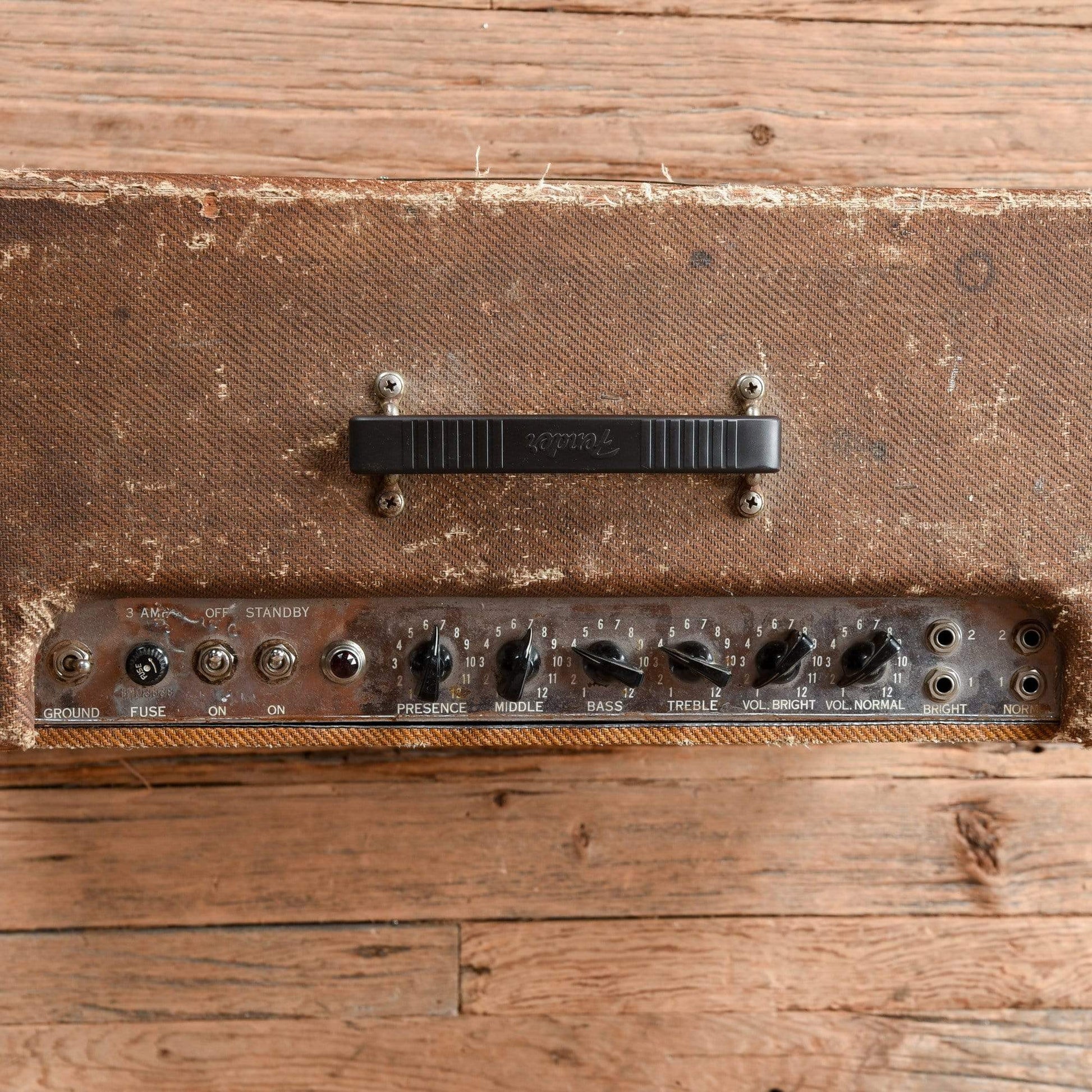 Fender Bassman-Amp 45w 4x10 Combo Tweed 1960 Amps / Guitar Combos