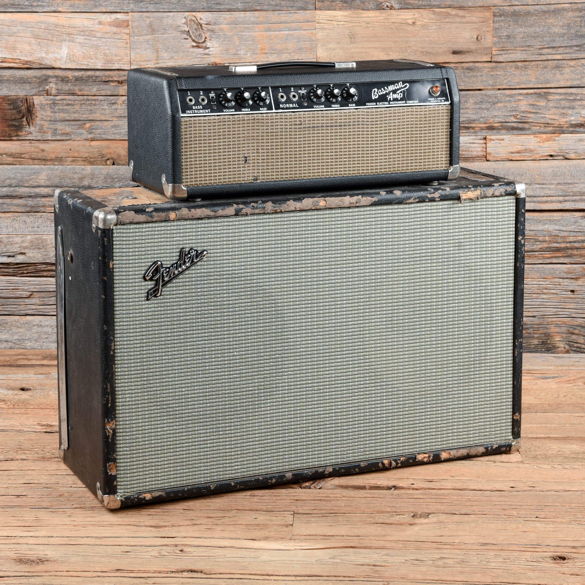 Fender Bassman-Amp Piggyback  1965 Amps / Guitar Combos