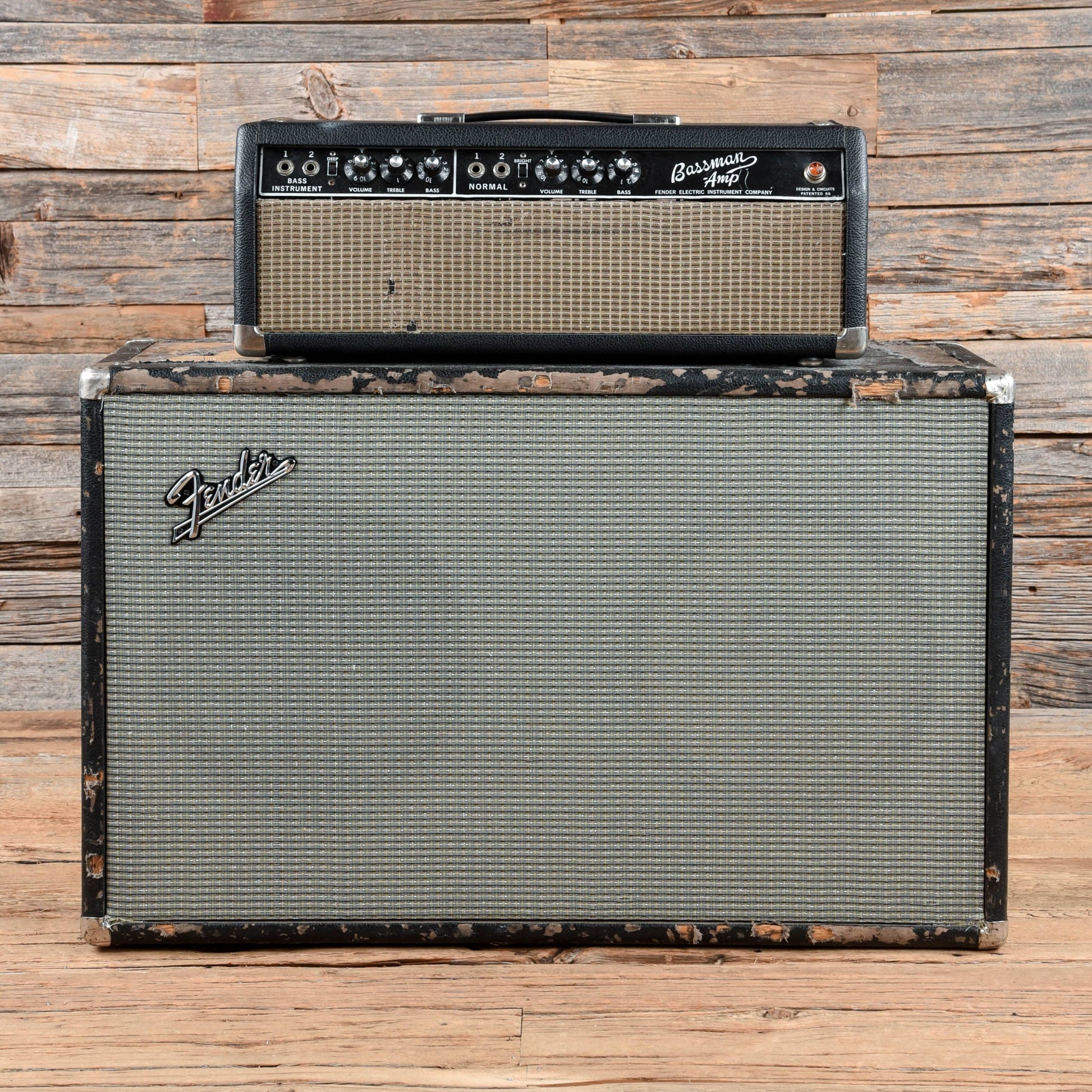 Fender Bassman-Amp Piggyback  1965 Amps / Guitar Combos