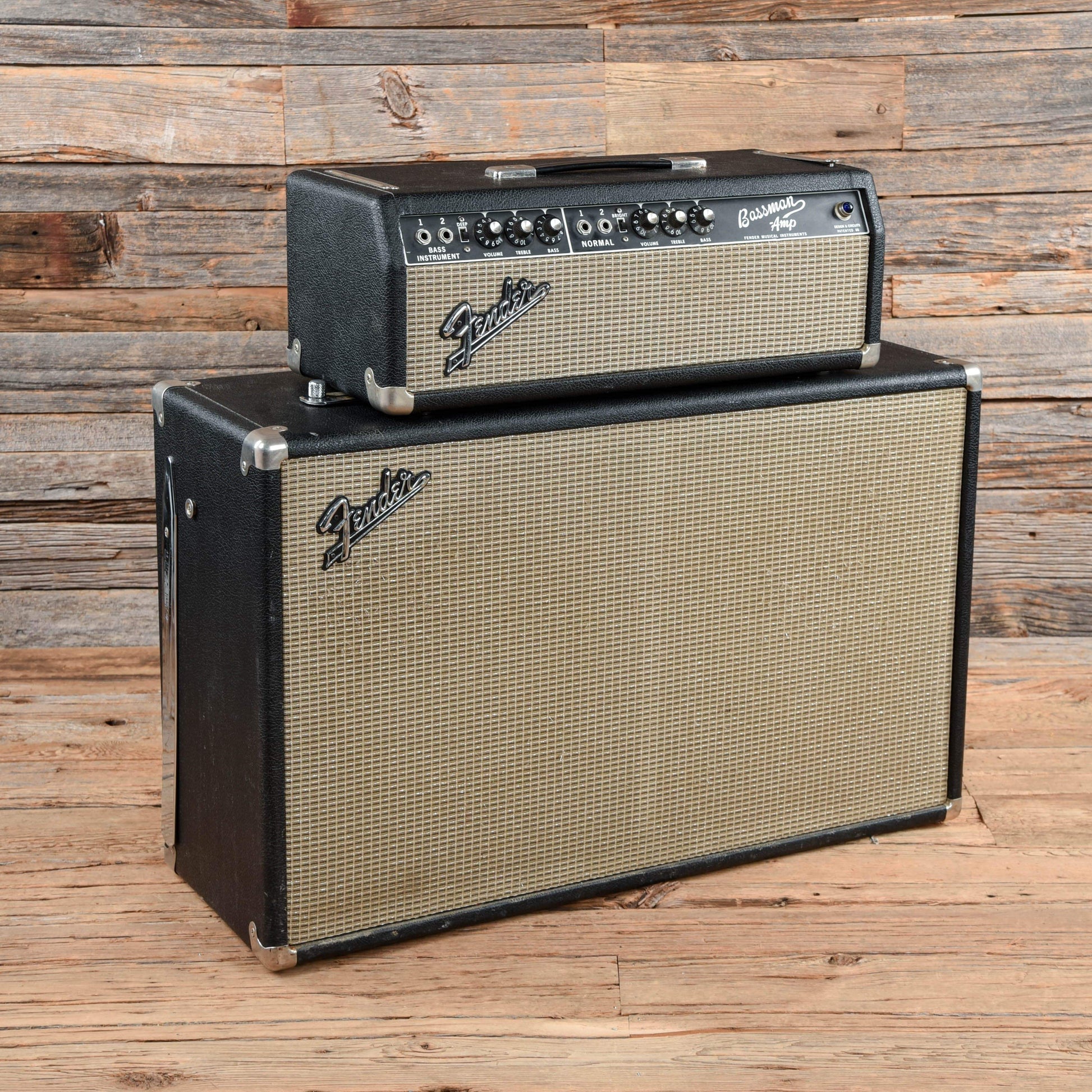 Fender Bassman-Amp Piggyback  1966 Amps / Guitar Combos