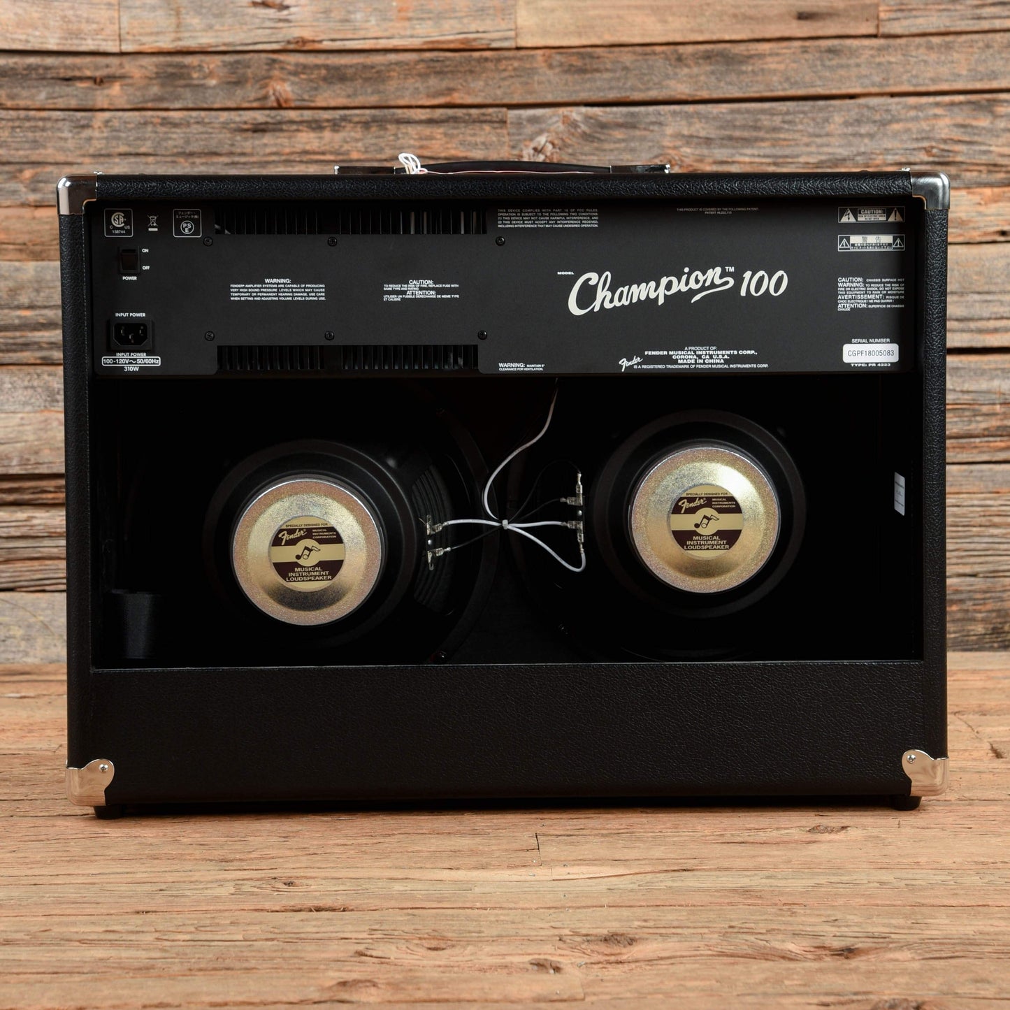 Fender Champion 100 2-Channel 100-Watt 2x12" Solid State Guitar Combo Amps / Guitar Combos