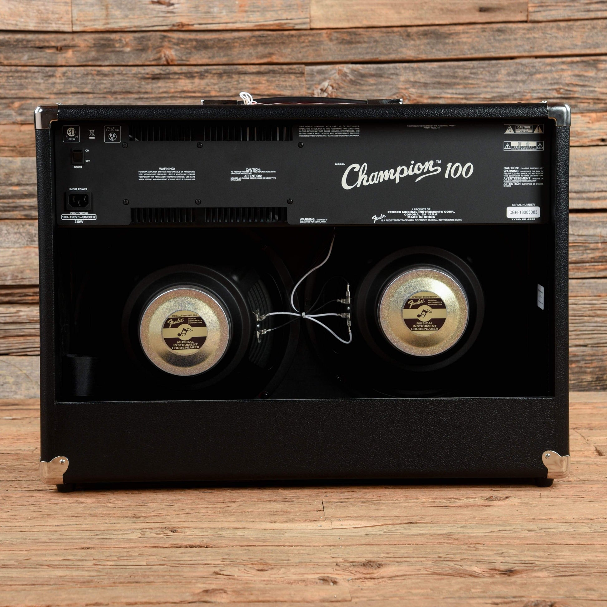 Fender Champion 100 2-Channel 100-Watt 2x12" Solid State Guitar Combo Amps / Guitar Combos