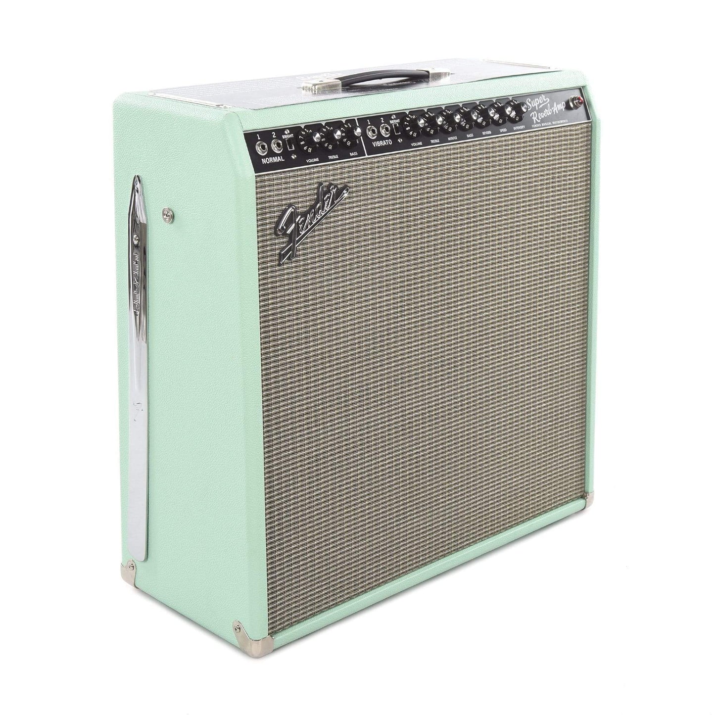 fender super reverb pedal Fender Custom Shop Limited Edition '65 Super Reverb Surf Green With Envy w/Custom Boost Pedal