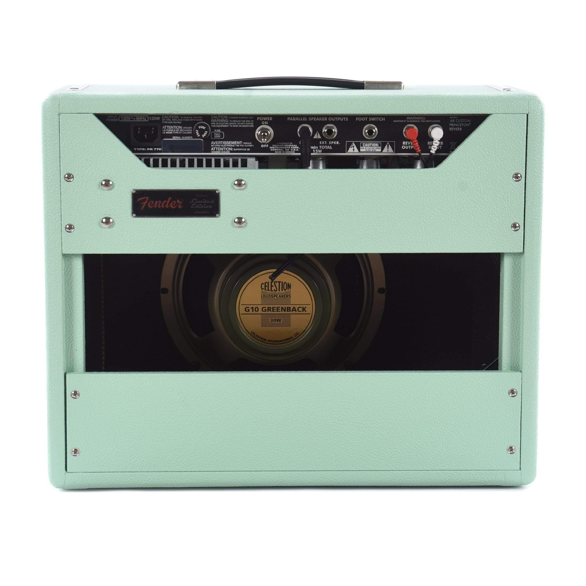 Fender FSR '68 Princeton Reverb Surf Green w/Celestion G10 – Chicago ...