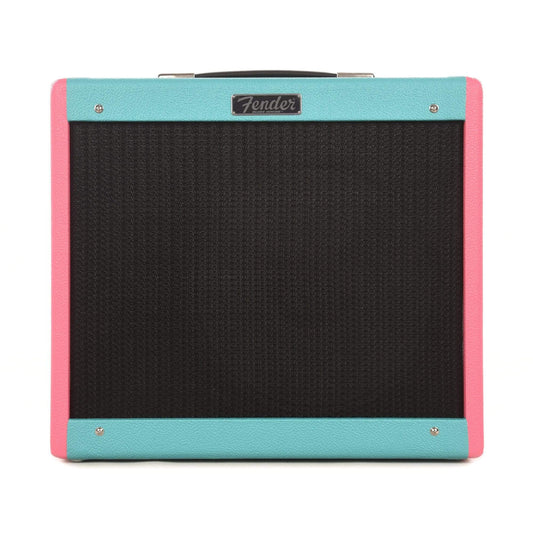 Fender FSR Blues Jr. IV "L.A. Vice" TT Hot Pink/Foam Green w/Eminence Cannabis Rex Amps / Guitar Combos