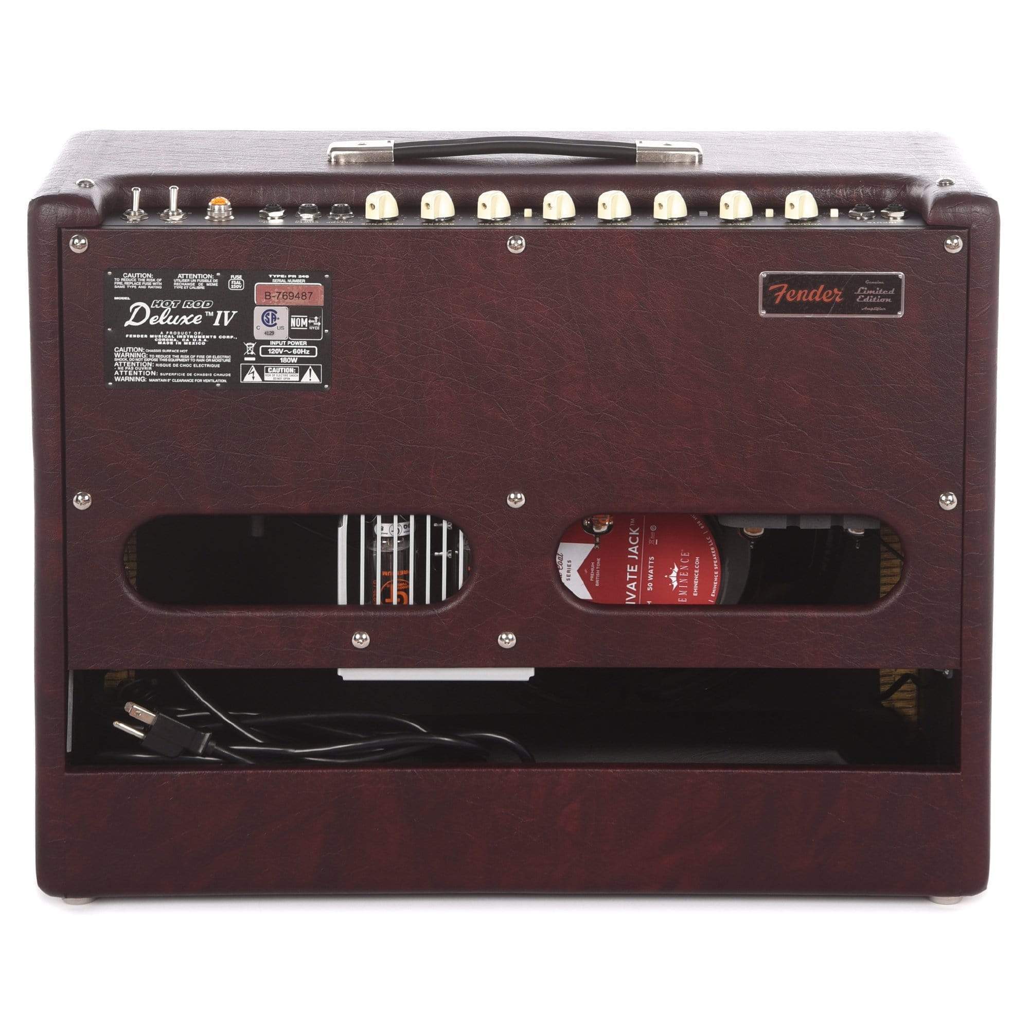 Fender Hot Rod Deluxe IV FSR Buggy Whip w/Eminence Private Jack Speaker Amps / Guitar Combos