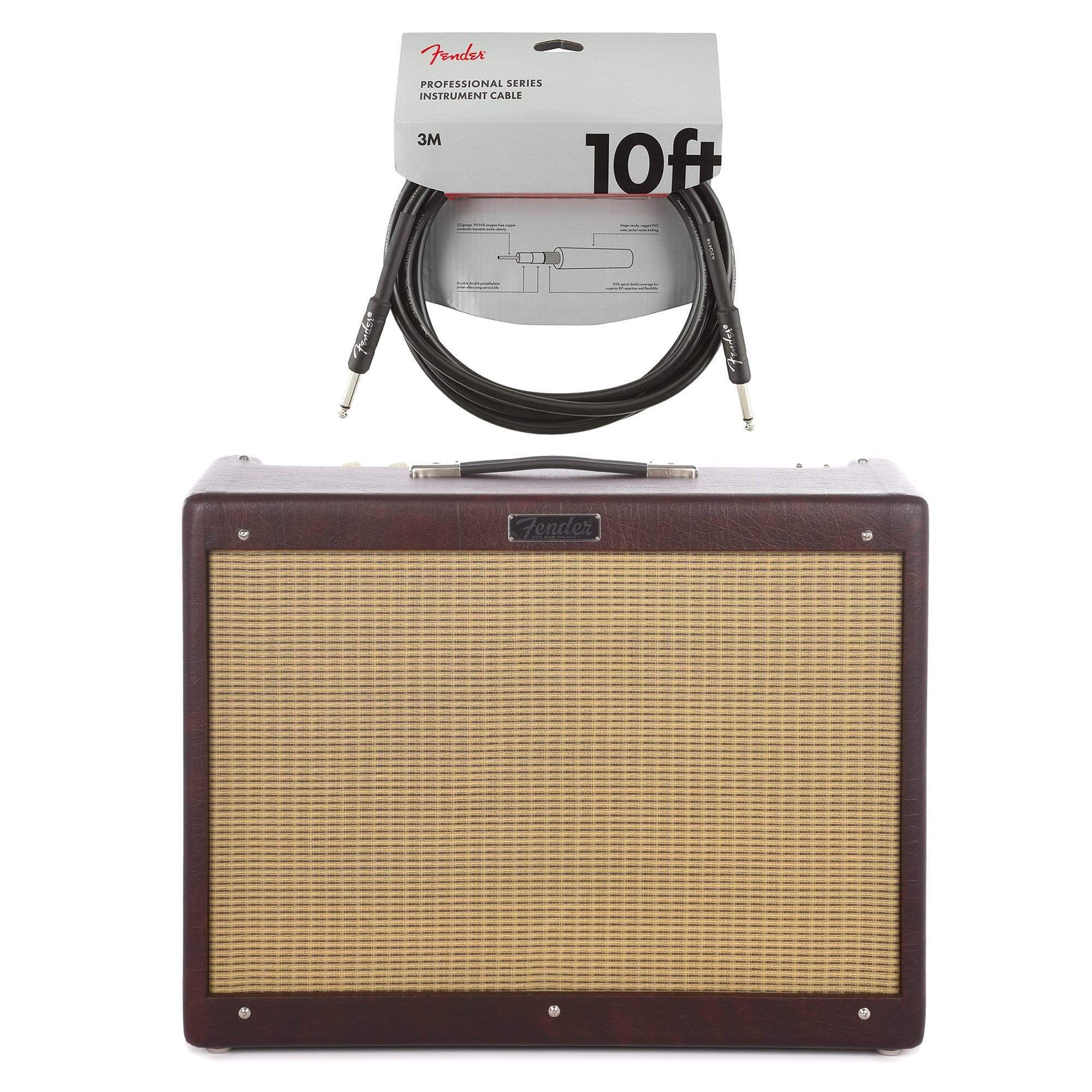 Fender Hot Rod Deluxe IV FSR Buggy Whip w/Eminence Private Jack Speaker Cable Bundle Amps / Guitar Combos