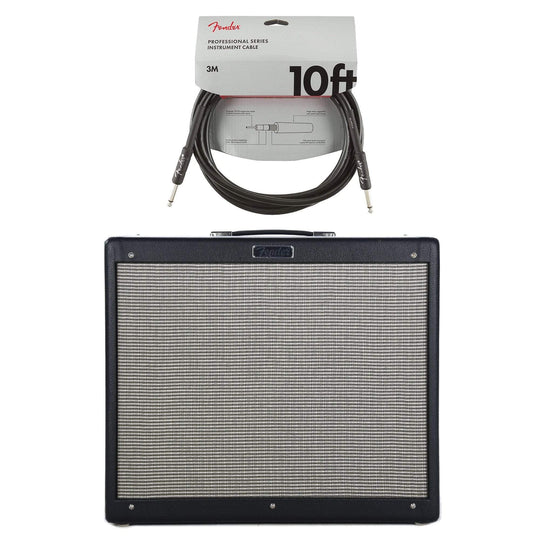 Fender Hot Rod Deville IV 2x12 Combo Black Cable Bundle Amps / Guitar Combos