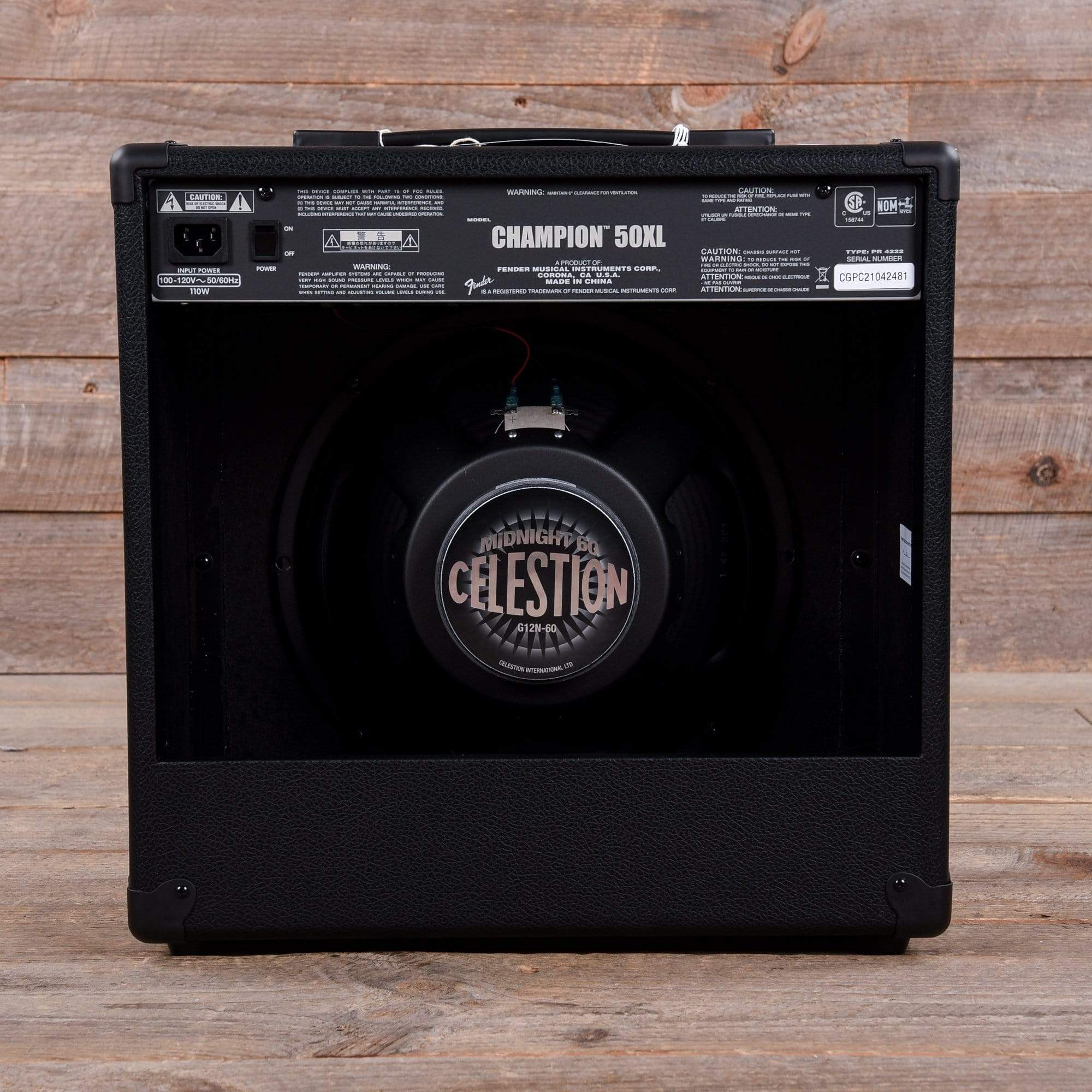 Fender Limited Champion 50XL 50W 1x12 Combo Black Chicago Music Exchange