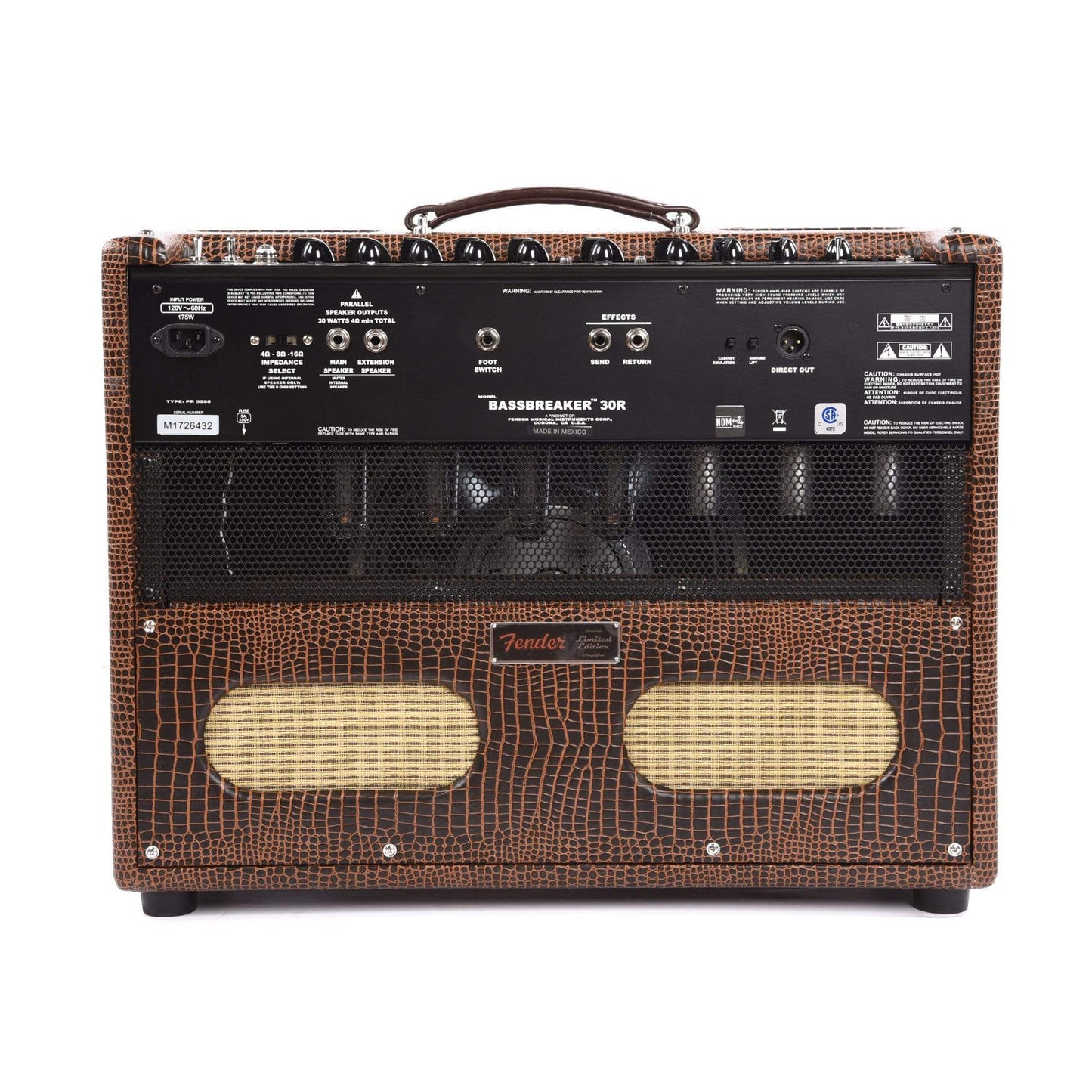 Fender Limited Edition Bassbreaker 30R Alligator 120V Amps / Guitar Combos