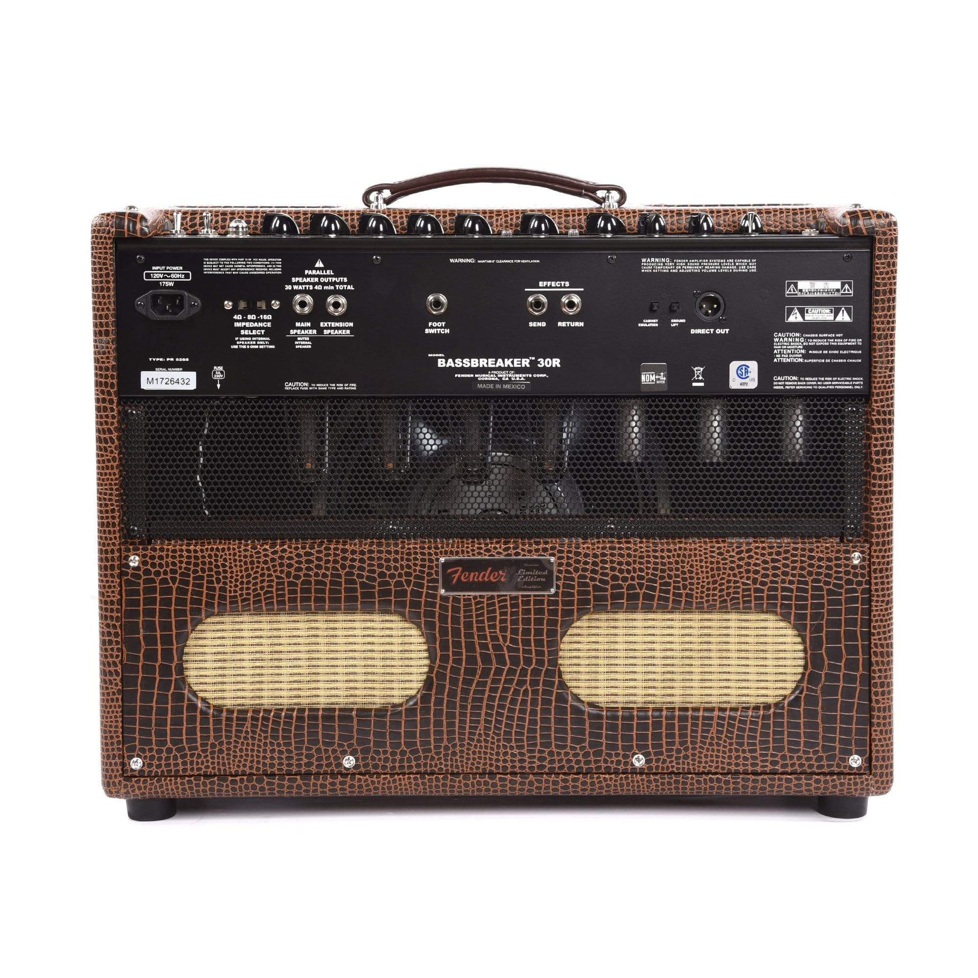 Fender Limited Edition Bassbreaker 30R Alligator 120V Amps / Guitar Combos