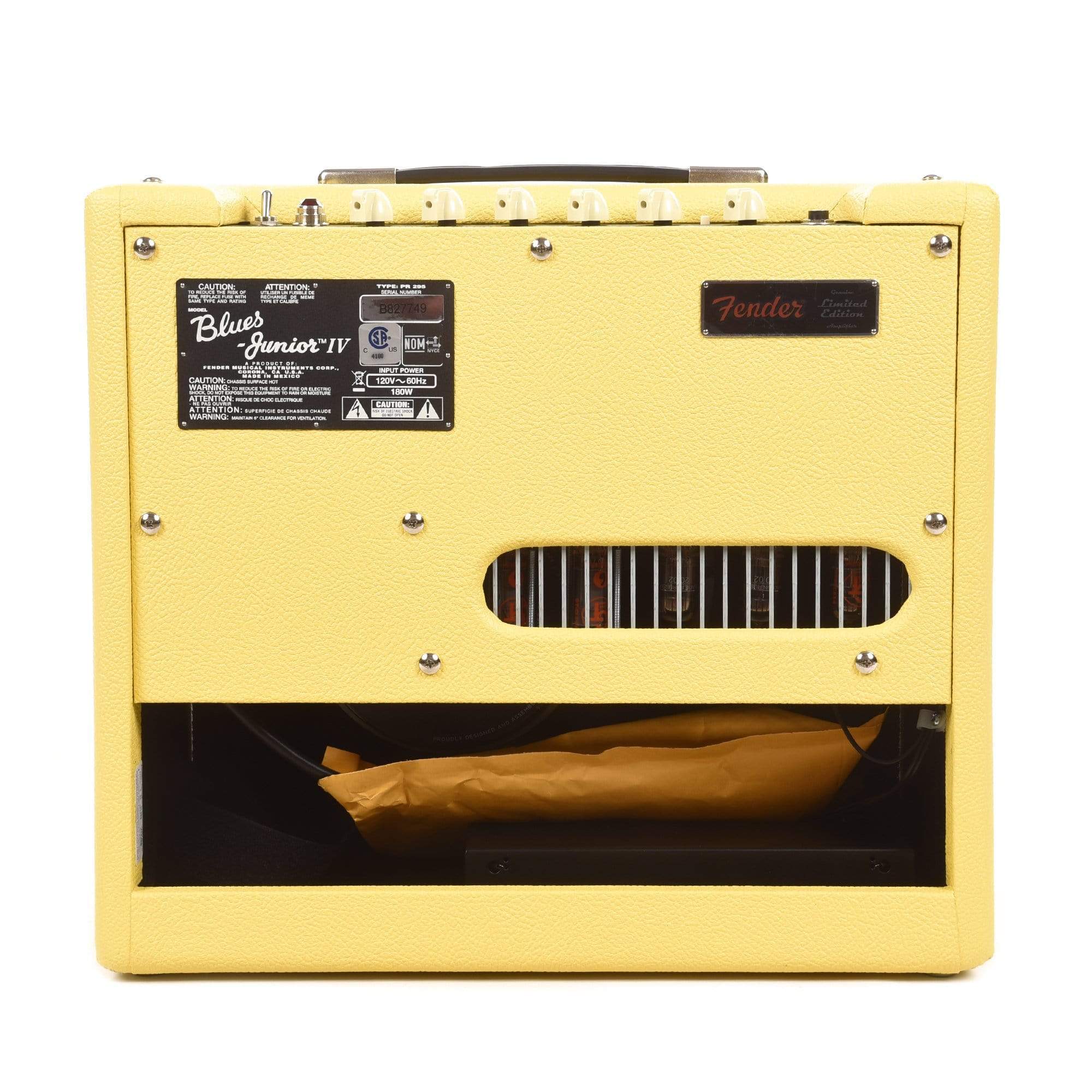 Fender Limited Edition Blues Jr. Yellow Swamp 120V Amps / Guitar Combos