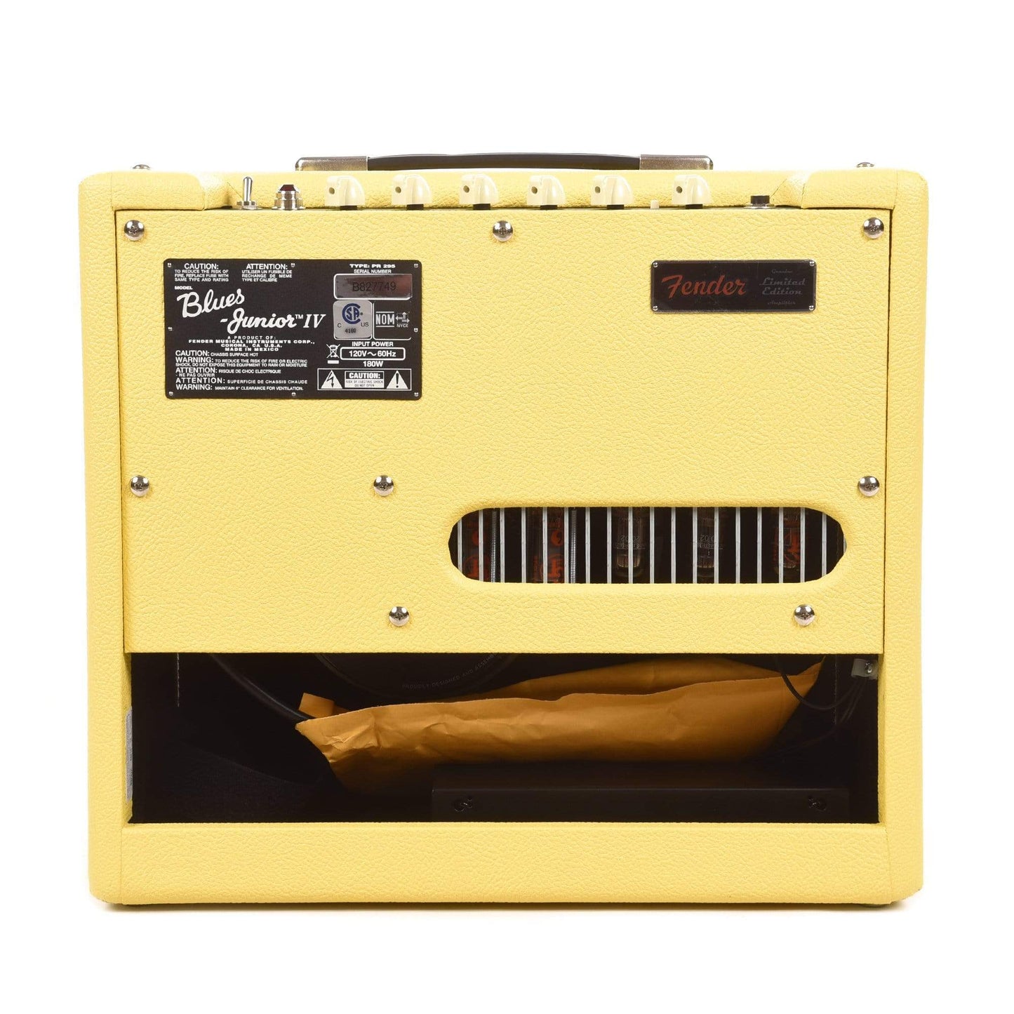 Fender Limited Edition Blues Jr. Yellow Swamp 120V Amps / Guitar Combos
