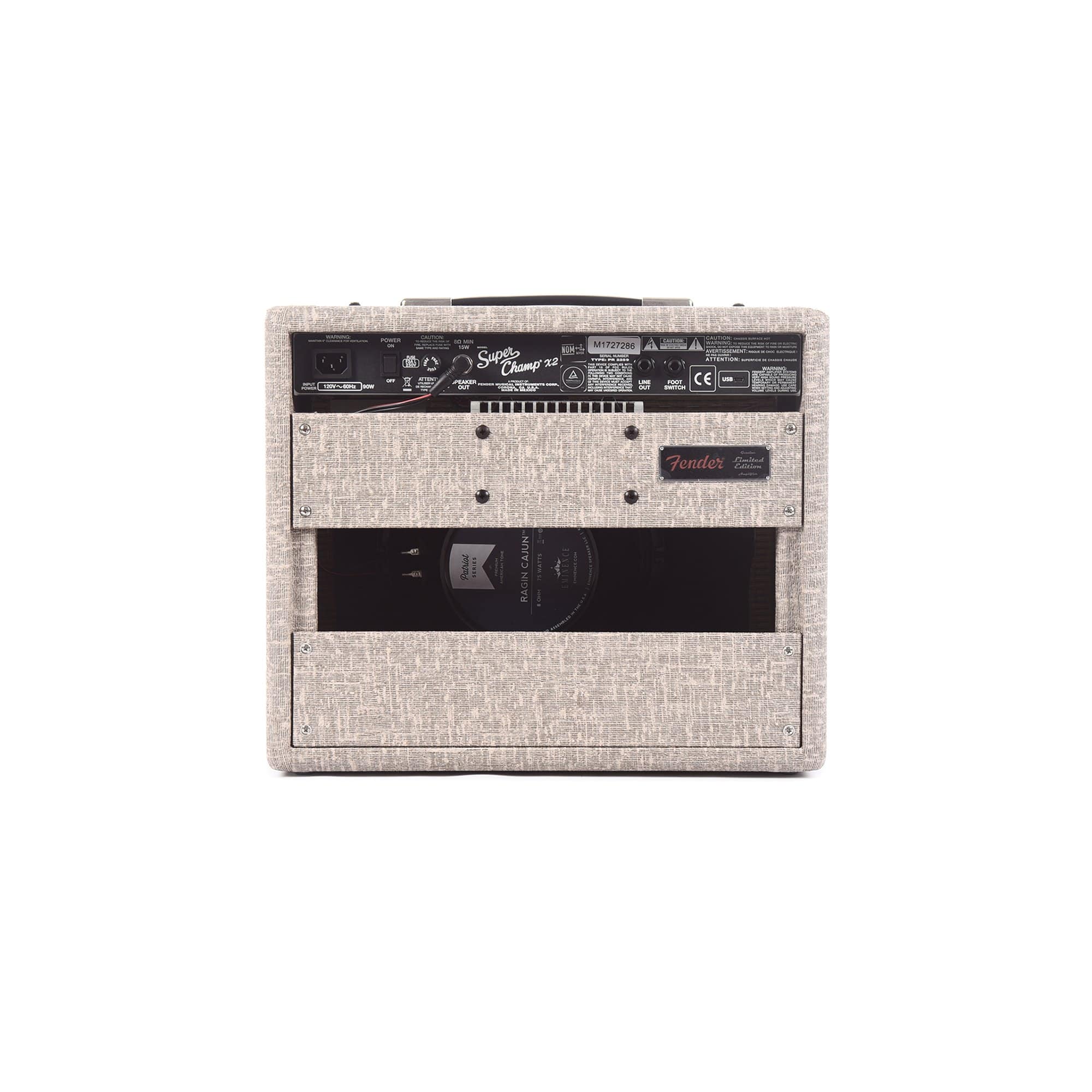 Fender Limited Edition Super Champ X2 Fawn Wheat w/Eminence Ragin' Cajun Amps / Guitar Combos