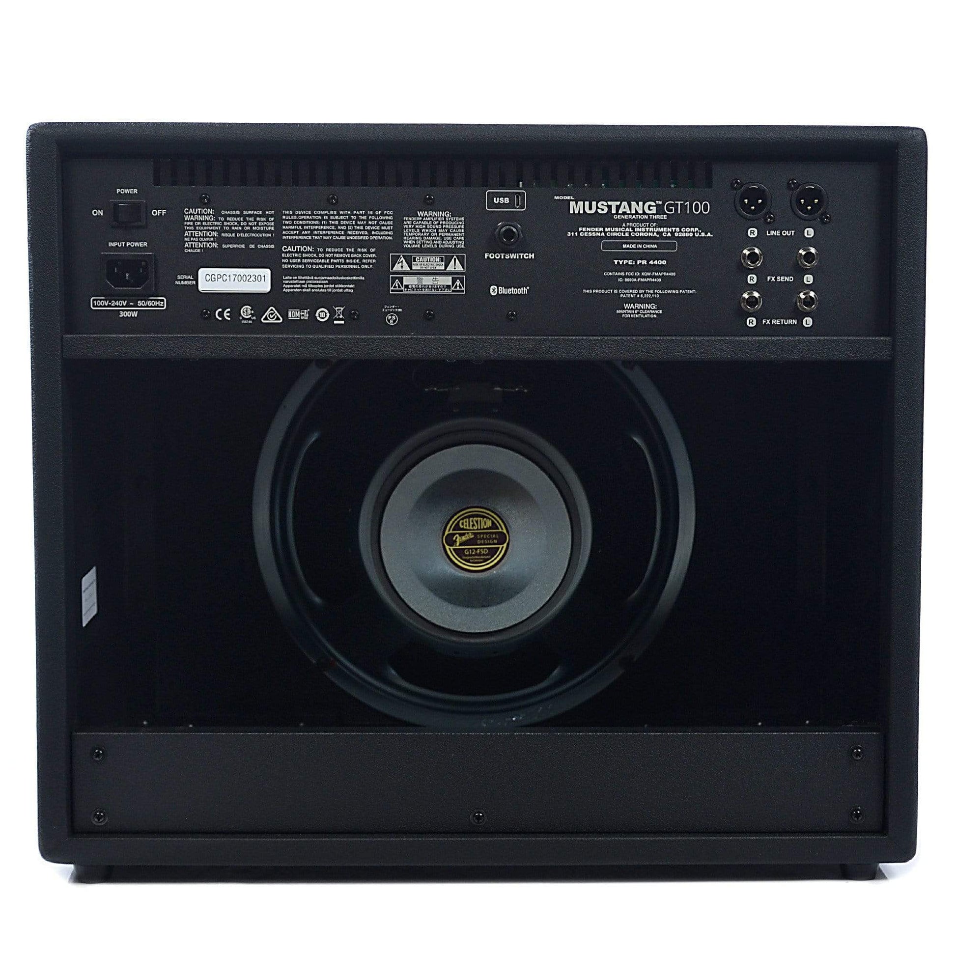 Fender Mustang GT-100 Combo Guitar Amplifier Amps / Guitar Combos