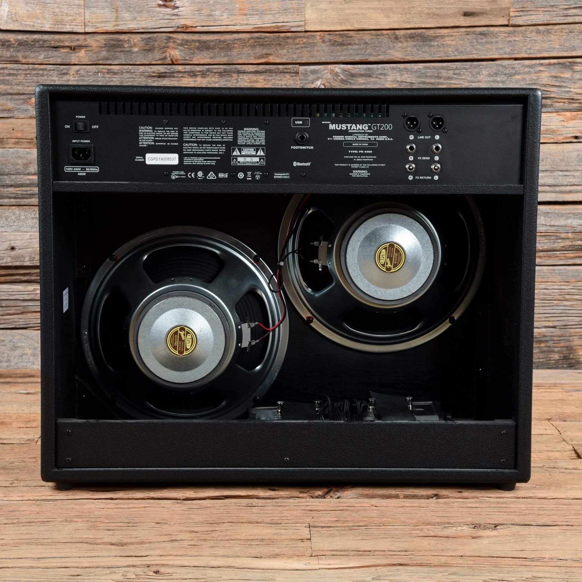 Fender Mustang GT 200 2x12 Combo w/Footswitch  2019 Amps / Guitar Combos