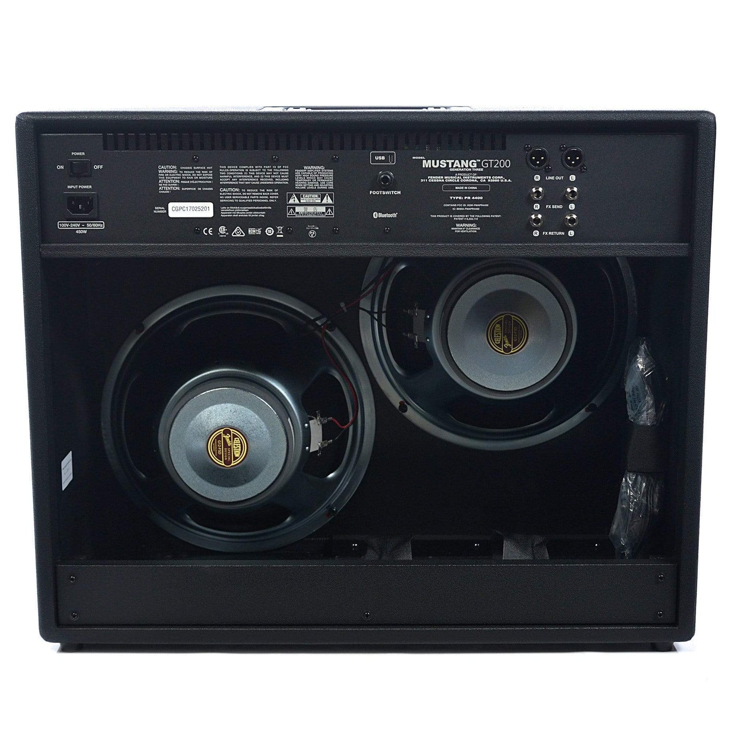 Fender Mustang GT-200 Combo Guitar Amplifier Amps / Guitar Combos