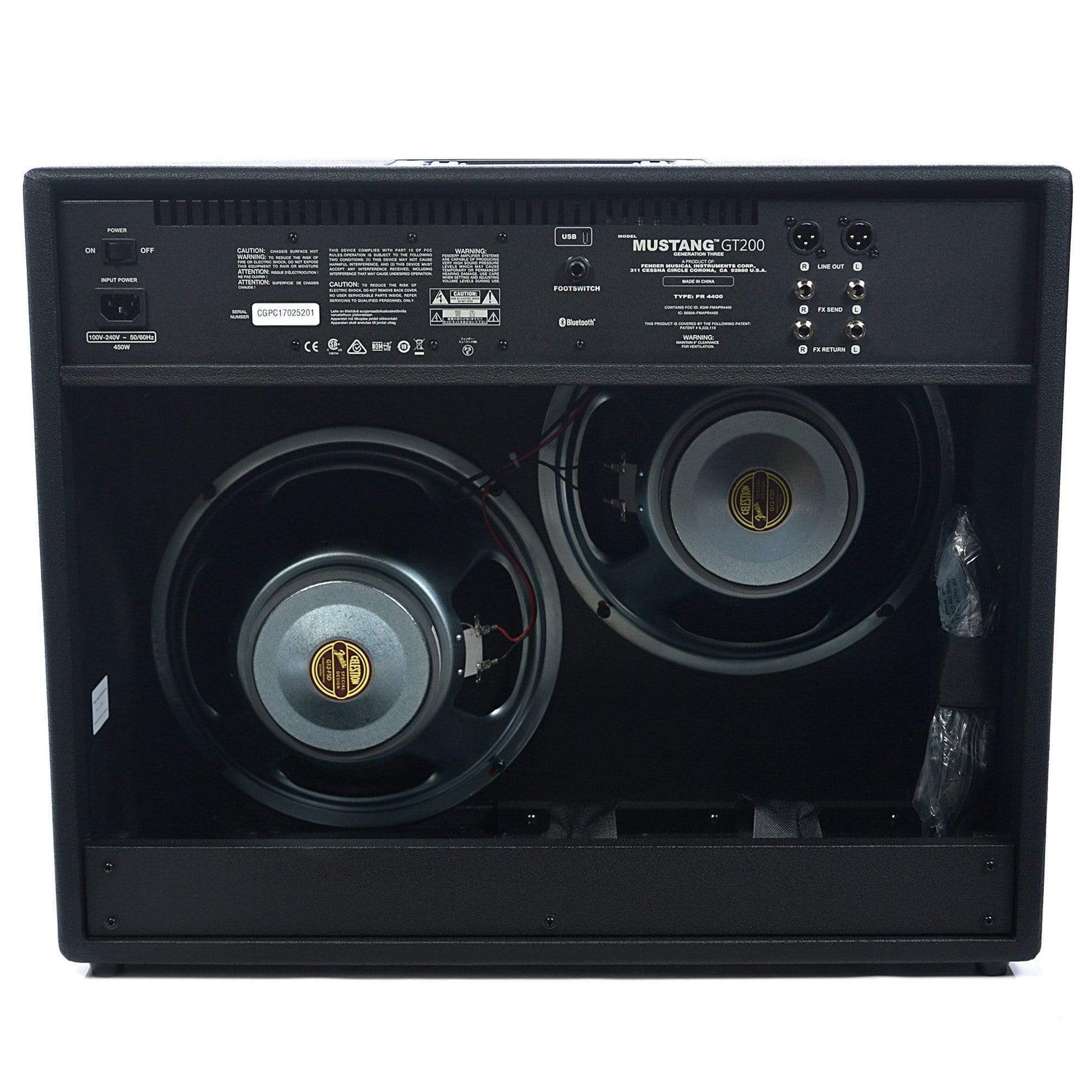 Fender Mustang GT-200 Combo Guitar Amplifier Amps / Guitar Combos