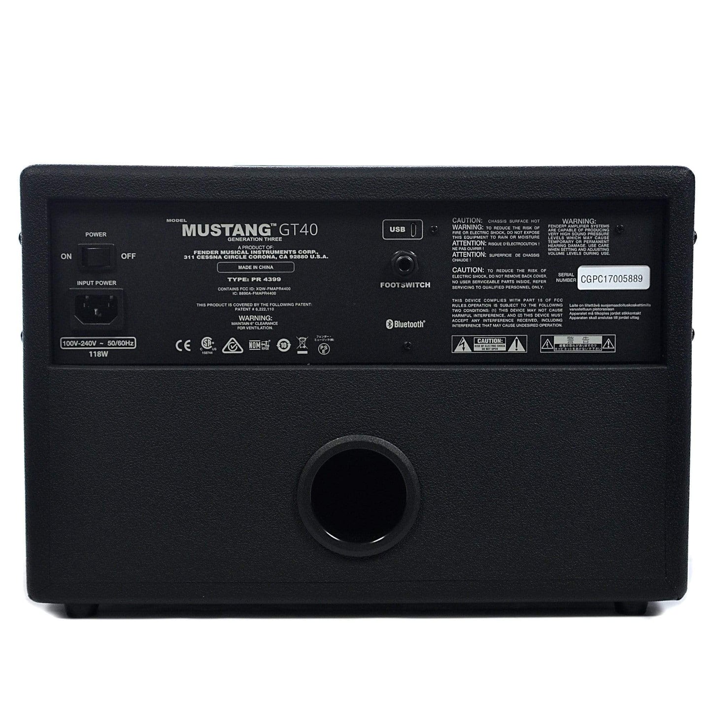 Fender Mustang GT-40 Combo Guitar Amplifier Amps / Guitar Combos