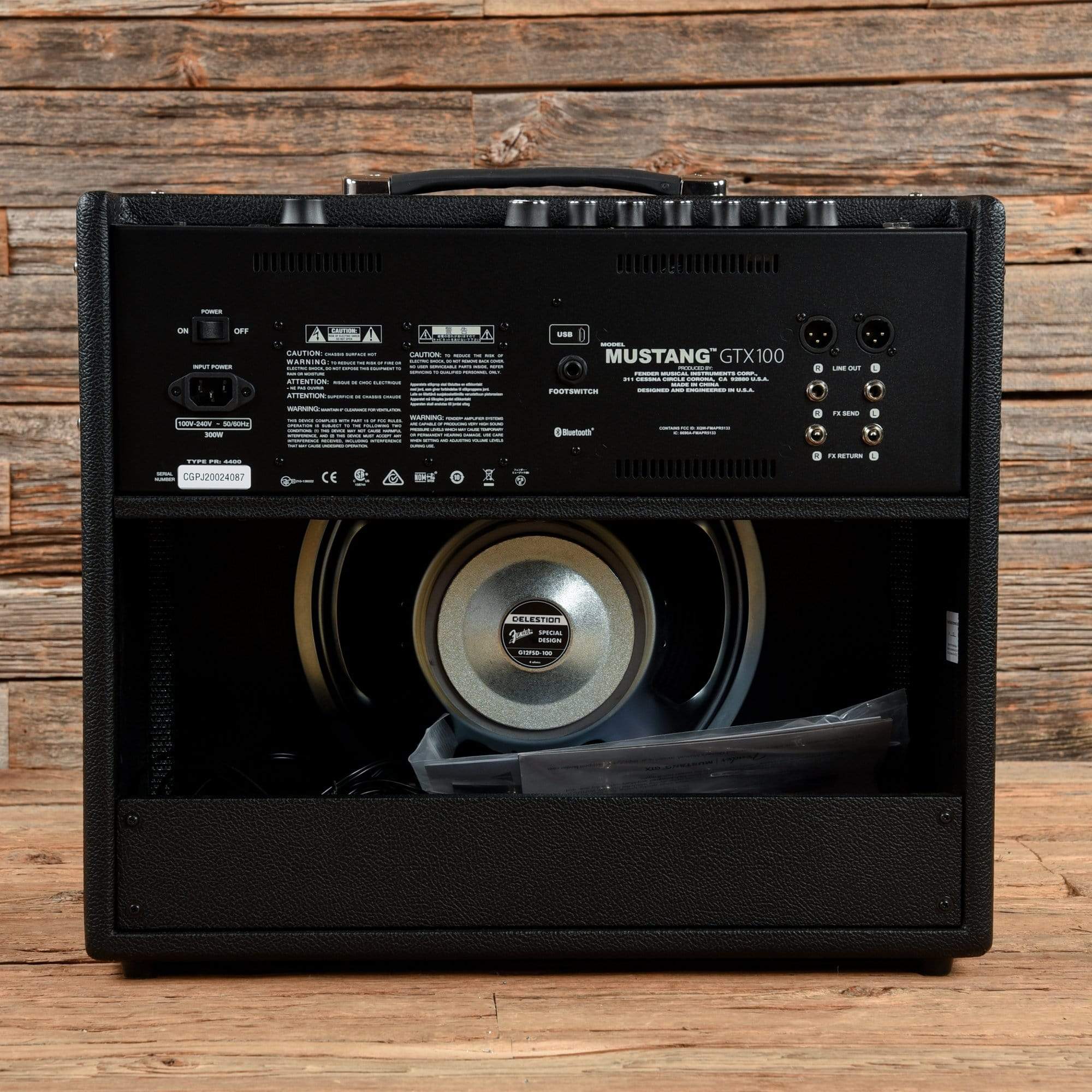 Fender Mustang GTX100 100Watt 1x12" Digital Modeling Guitar Combo