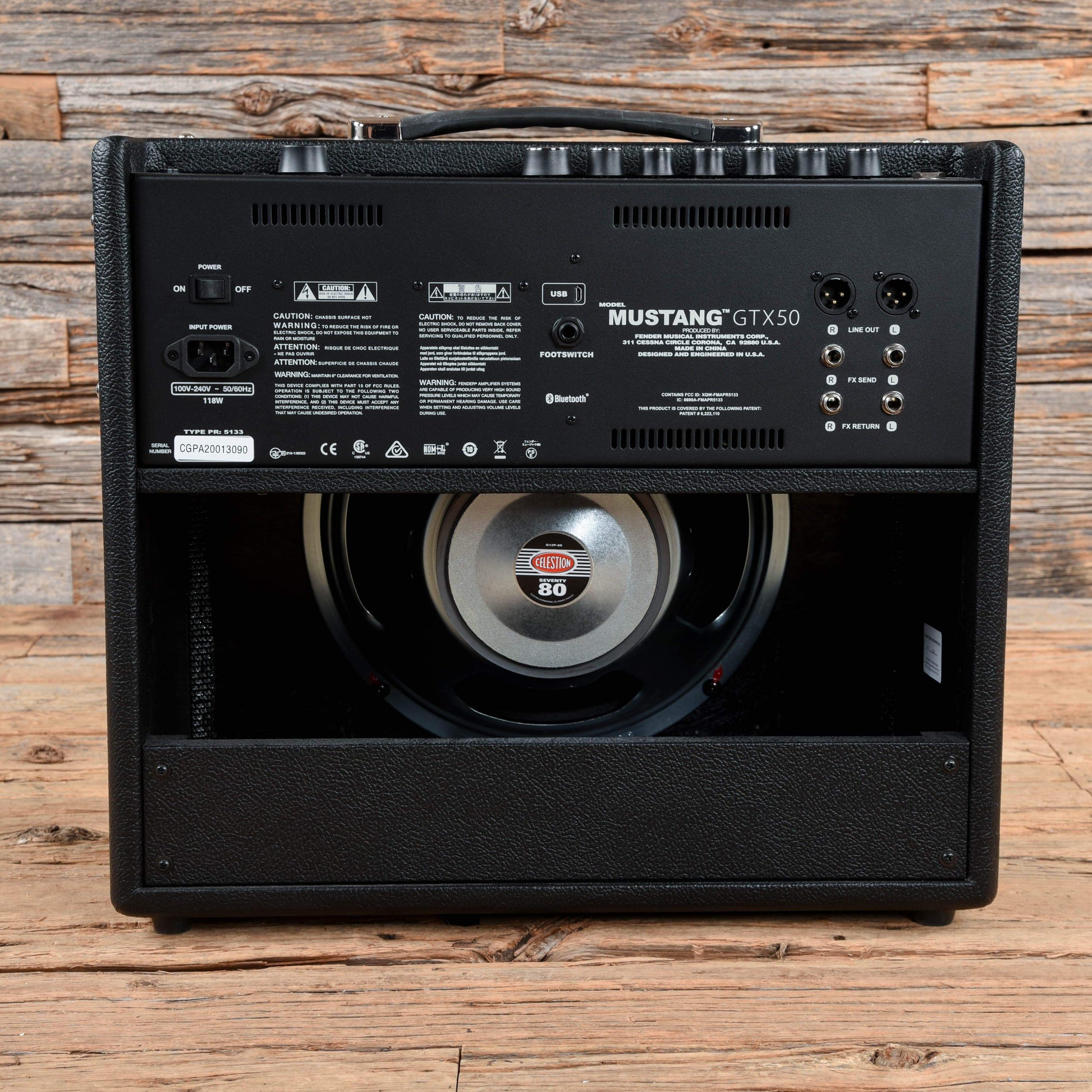 Fender Mustang GTX50 50-Watt 1x12" Digital Modeling Guitar Combo Amps / Guitar Combos