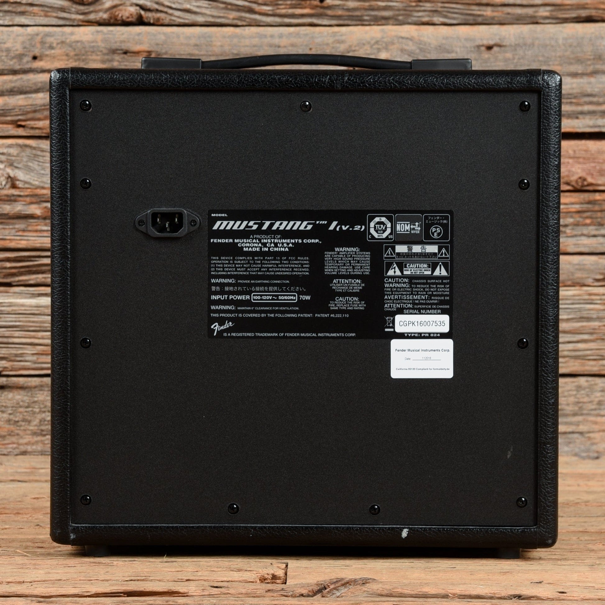 Fender Mustang I V.2 20-Watt 1x8" Modeling Guitar Combo  2017 Amps / Guitar Combos