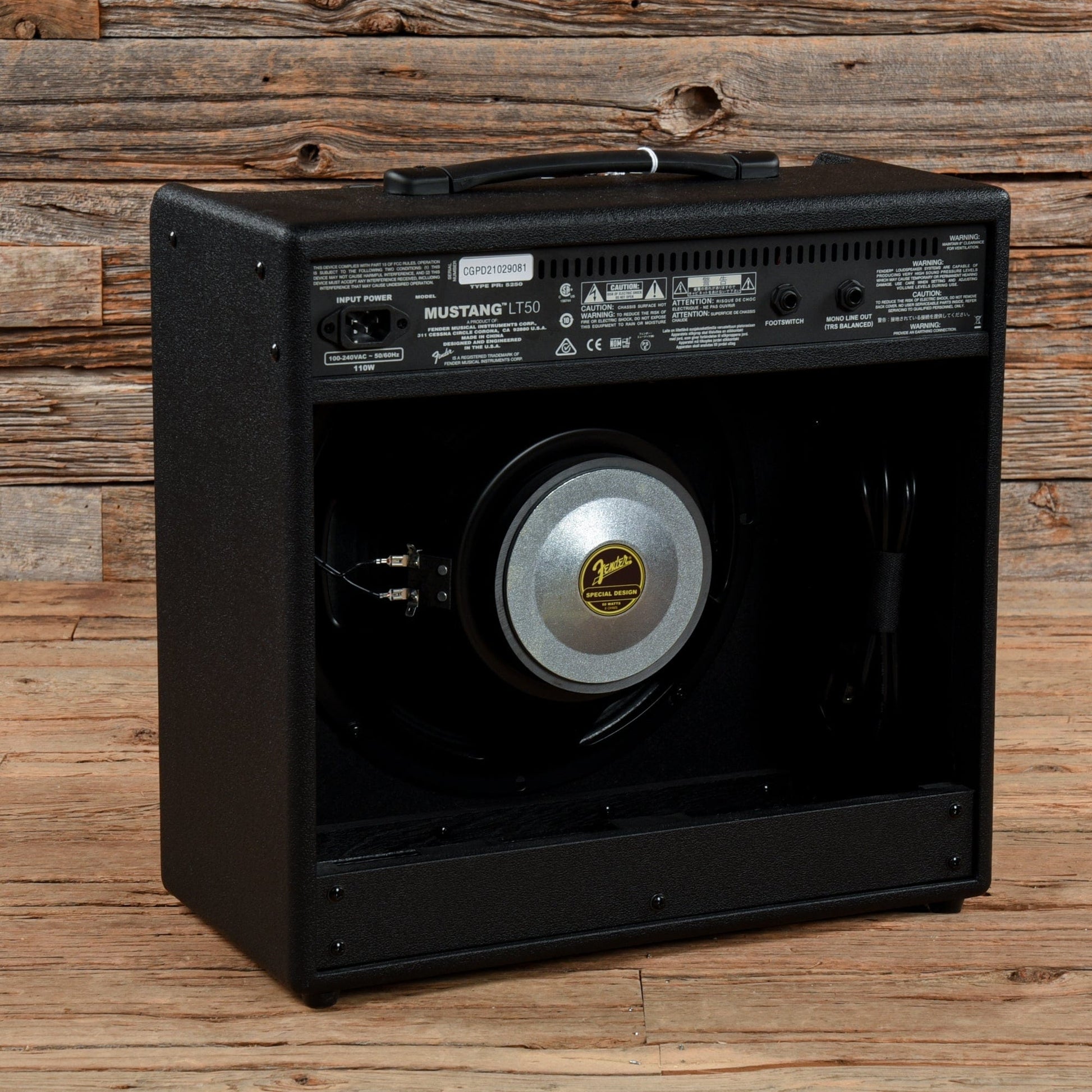 Fender Mustang LT50 50-Watt 1x12" Digital Modeling Guitar Combo  2021 Amps / Guitar Combos