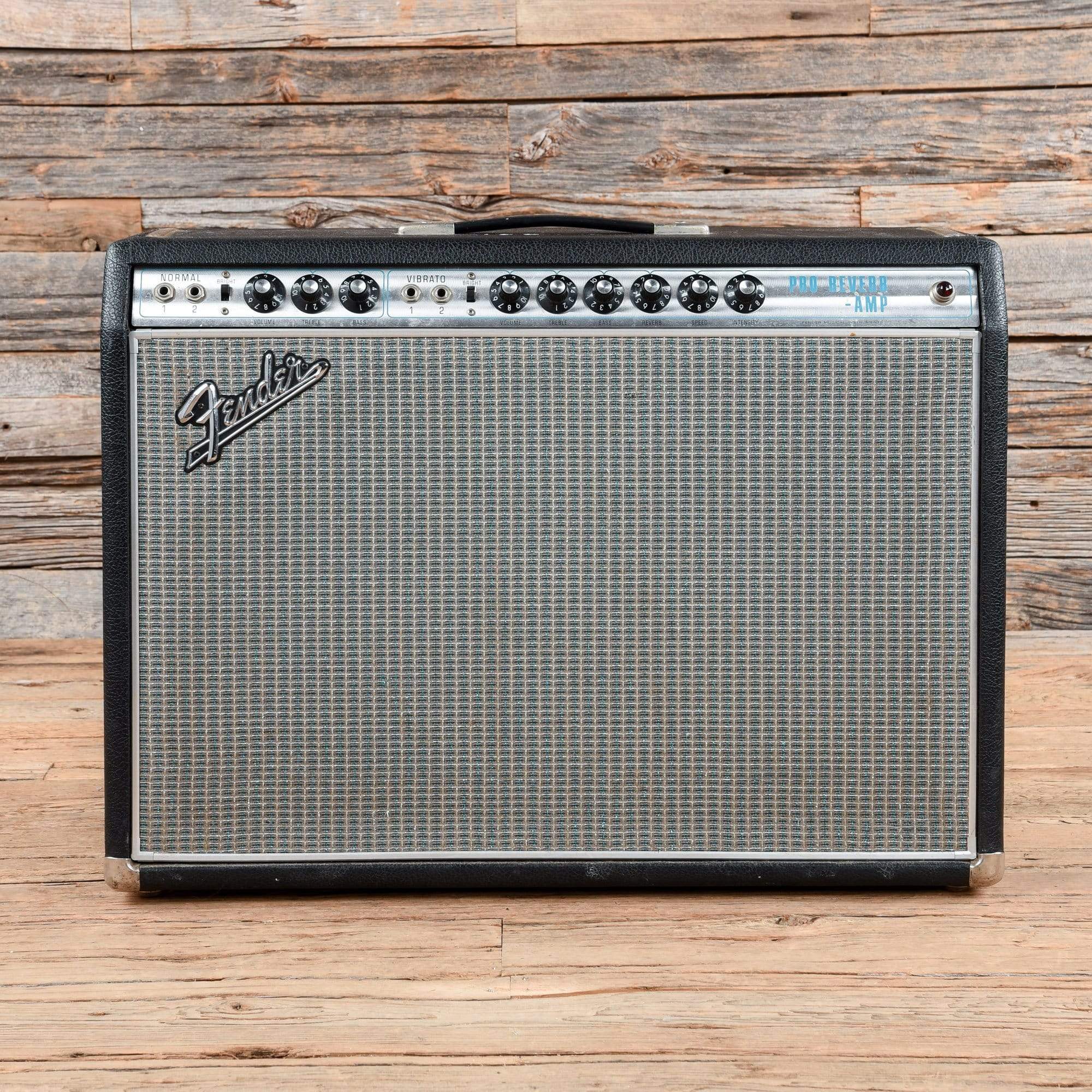 Spring Reverb Fender Amp Fender Pro Reverb-Amp w/Footswitch 1969 – Chicago Music Exchange