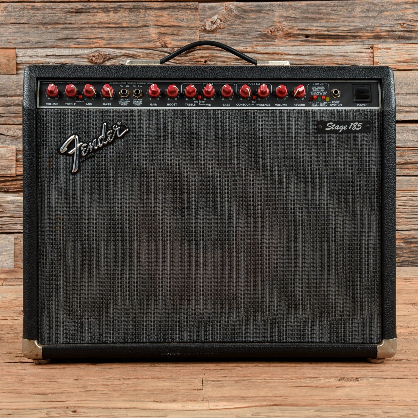 Fender Stage 185 2-Channel 150-Watt 1x12" Solid State Guitar Combo  1980s Amps / Guitar Combos
