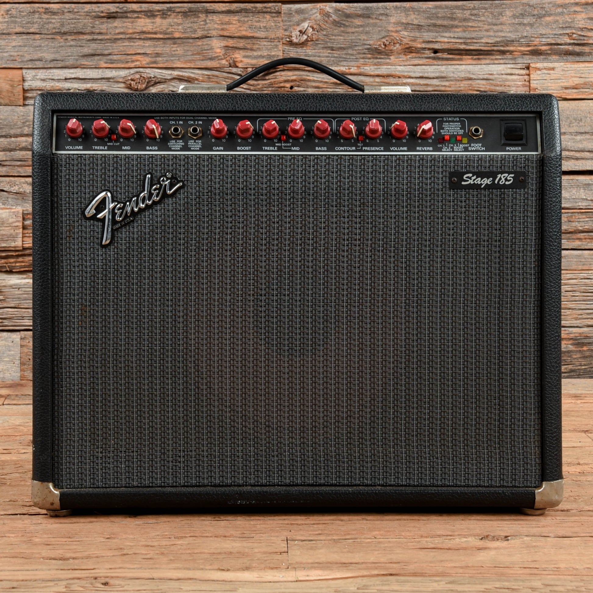 Fender Stage 185 2-Channel 150-Watt 1x12" Solid State Guitar Combo  1980s Amps / Guitar Combos