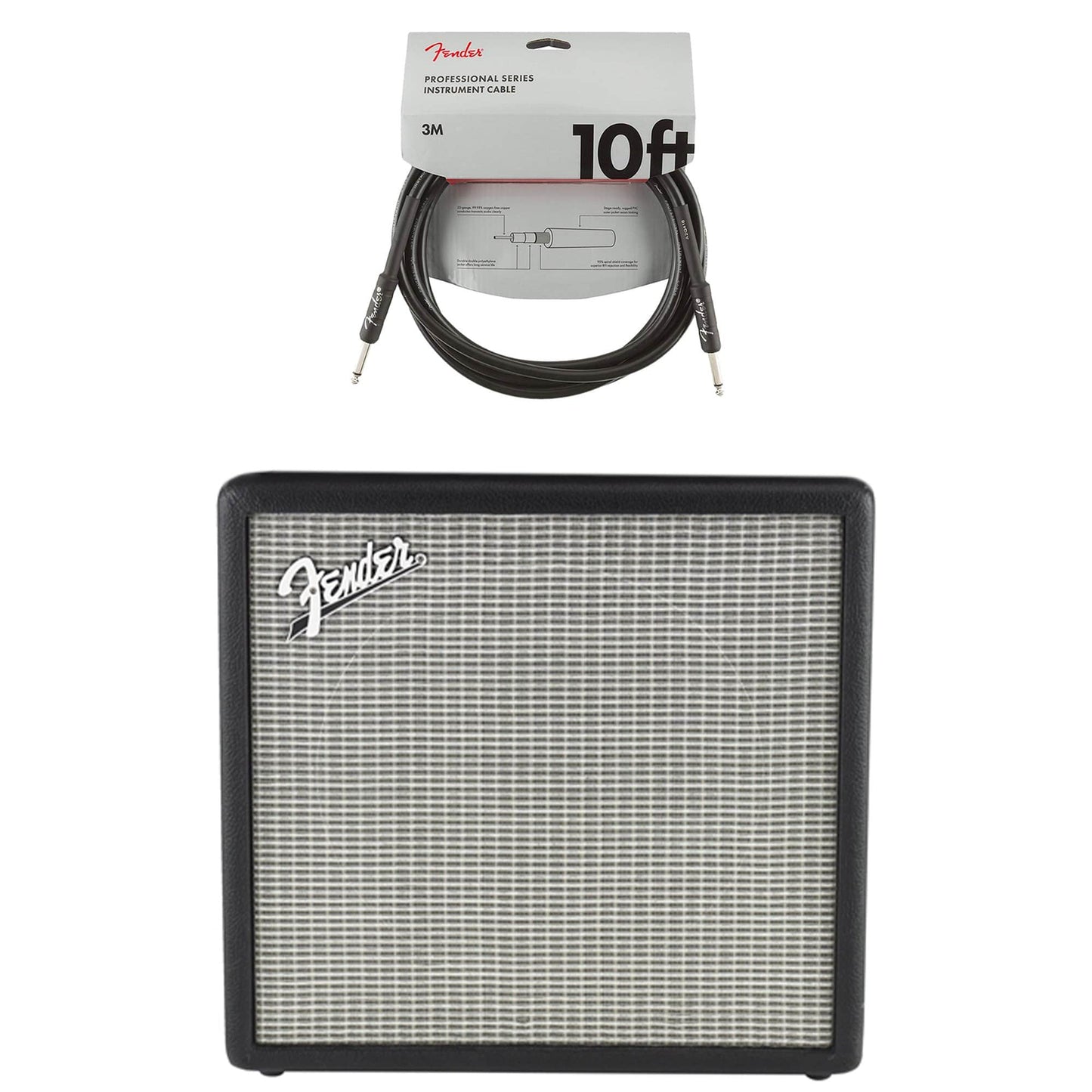 Fender Super-Champ 1x12 Speaker Enclosure Cable Bundle Amps / Guitar Combos