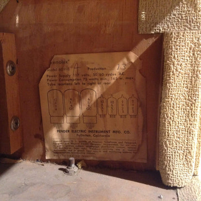 Fender Tremolux-Amp Piggyback  1962 Amps / Guitar Combos