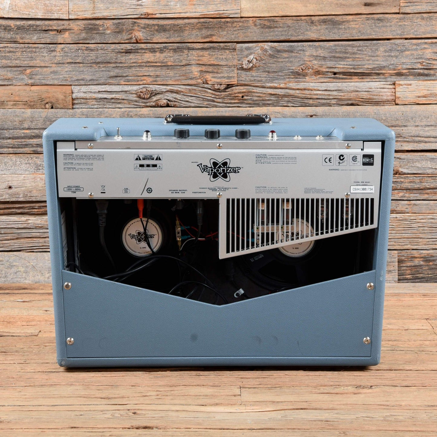 Fender Vaporizer 12w 2x10 Combo w/Footswitch Slate Blue 2013 Amps / Guitar Combos