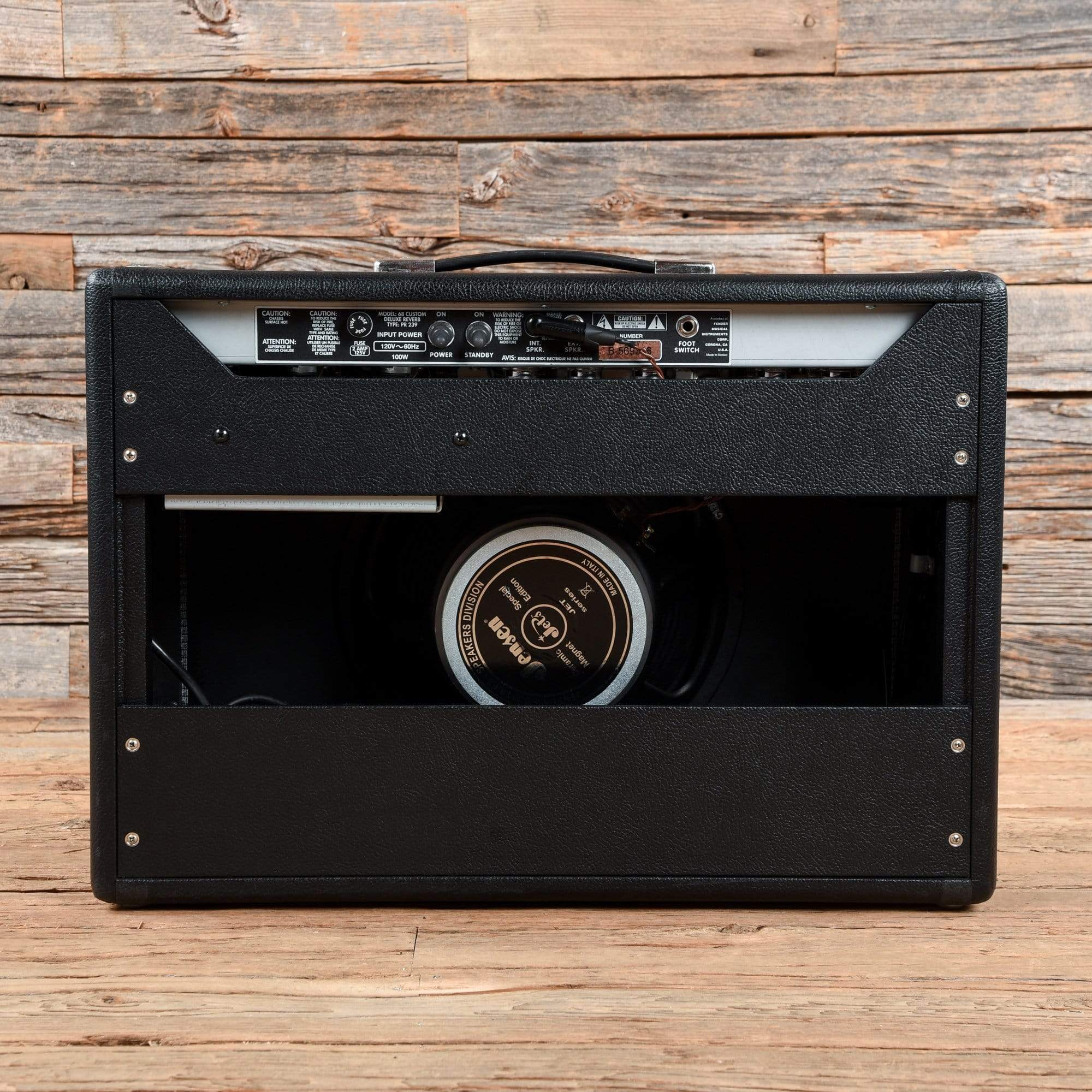 Fender Vintage Modified '68 Custom Deluxe Reverb w/Footswitch Silverface 2013 Amps / Guitar Combos