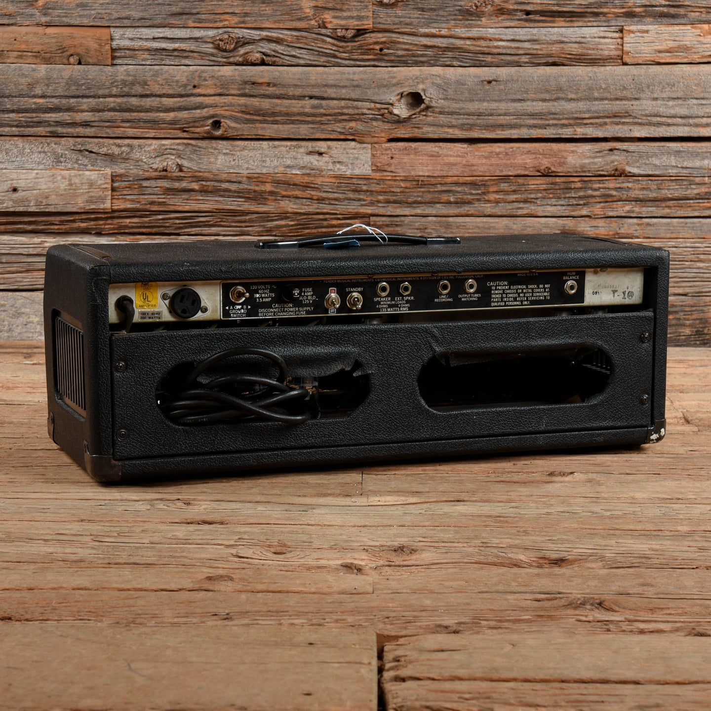 Fender Bandmaster "Drip Edge" 50Watt 2Channel Guitar Amp Head 1968