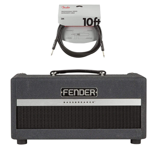 Fender Bassbreaker 15 Head Cable Bundle Amps / Guitar Heads