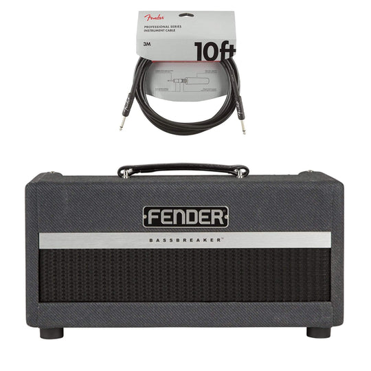 Fender Bassbreaker 15 Head Cable Bundle Amps / Guitar Heads
