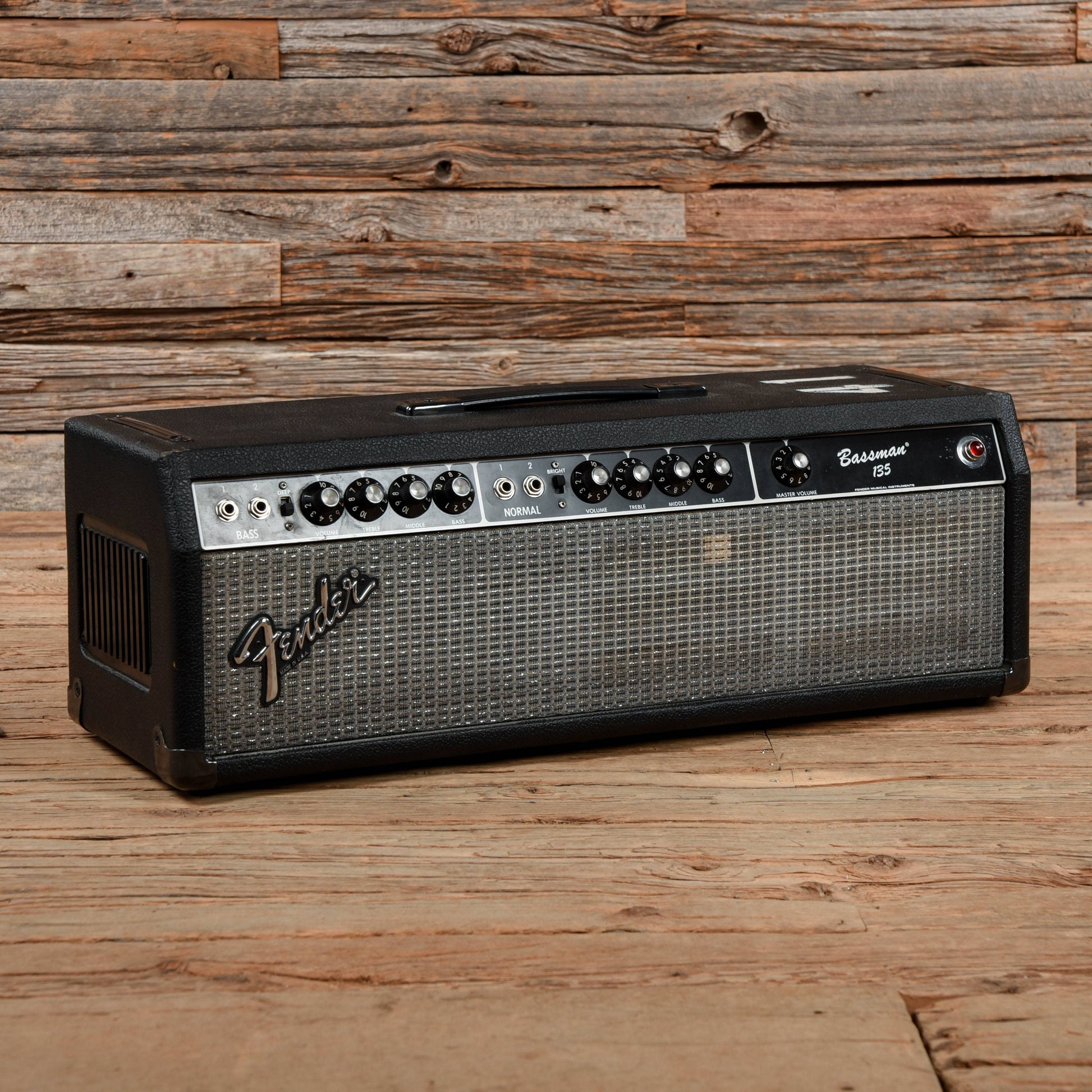 Fender Bassman 135 2-Channel 135-Watt Guitar Amp Head  1980s Amps / Guitar Heads