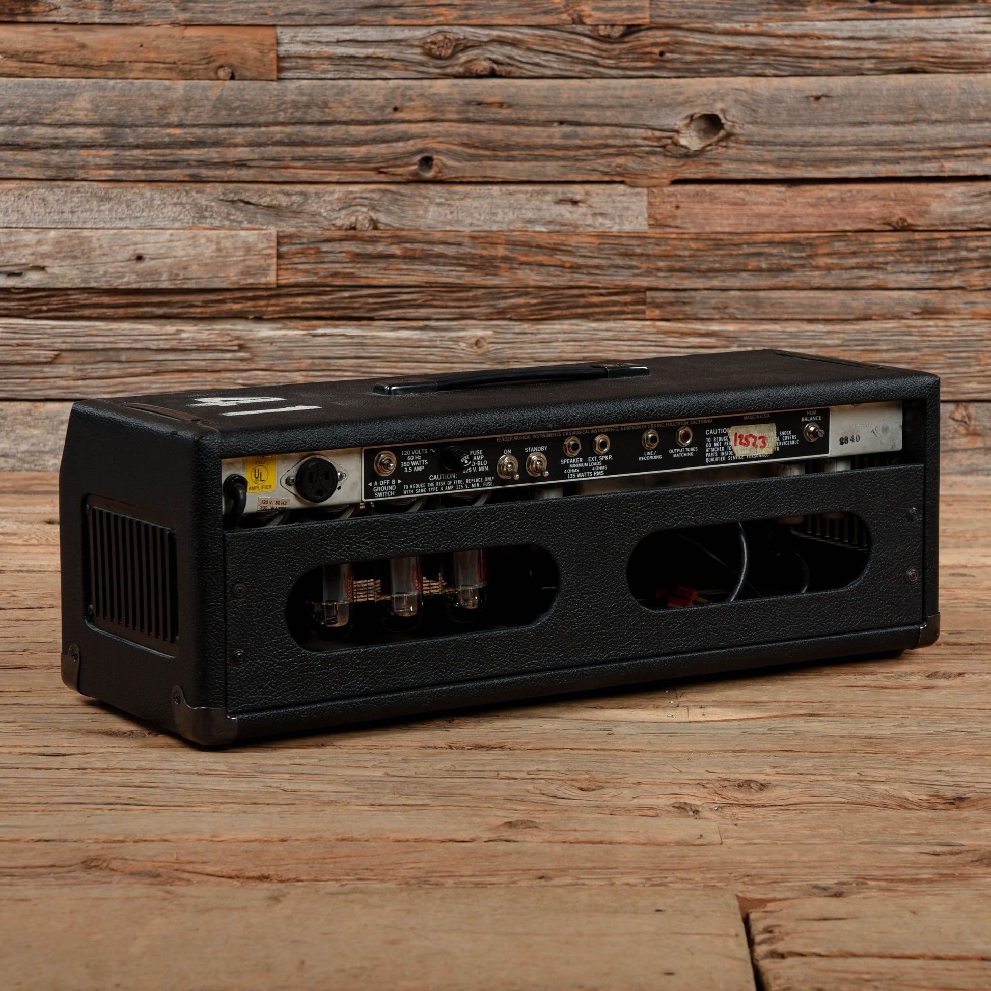 Fender Bassman 135 2-Channel 135-Watt Guitar Amp Head  1980s Amps / Guitar Heads