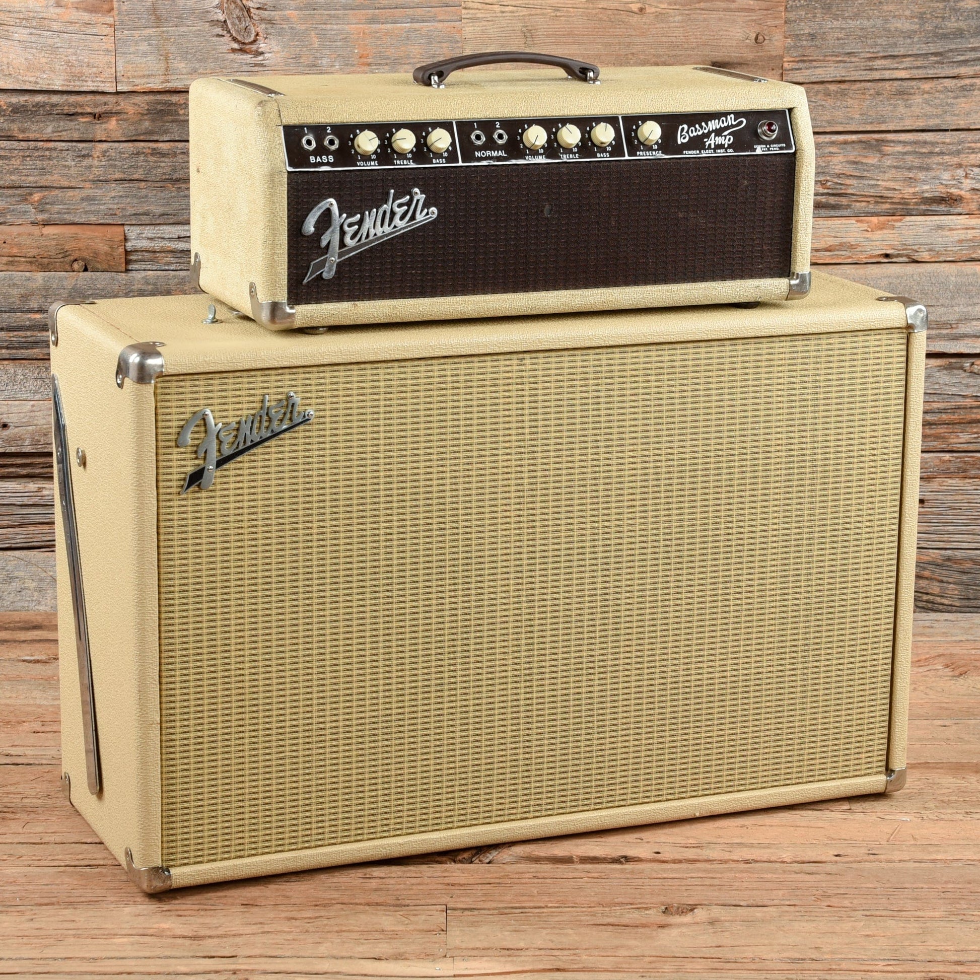 Fender Bassman-Amp Piggyback Blonde 1961 Amps / Guitar Heads
