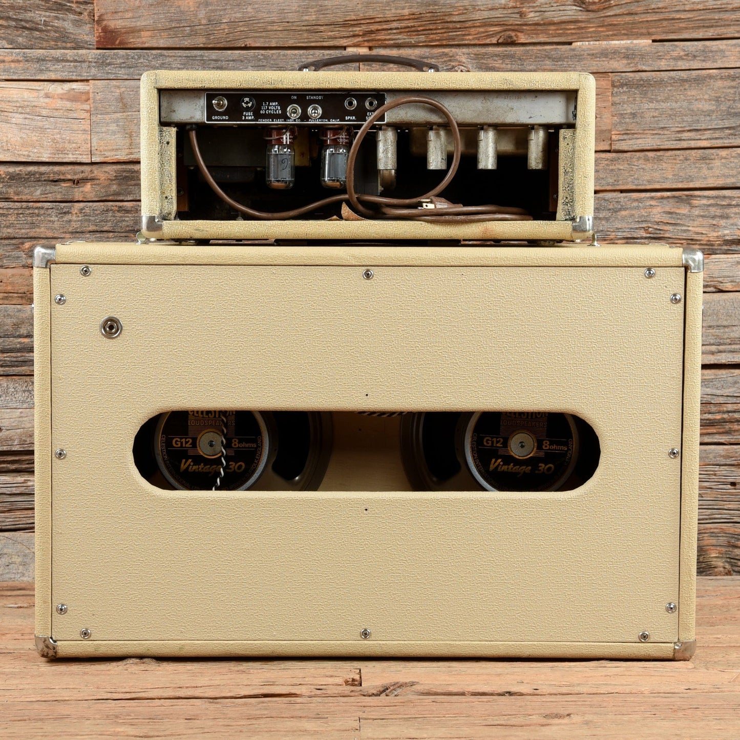 Fender Bassman-Amp Piggyback Blonde 1961 Amps / Guitar Heads