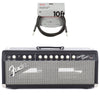 Fender Super-Sonic 22 Head Black & Silver 120V 8 ohm Cable Bundle Amps / Guitar Heads