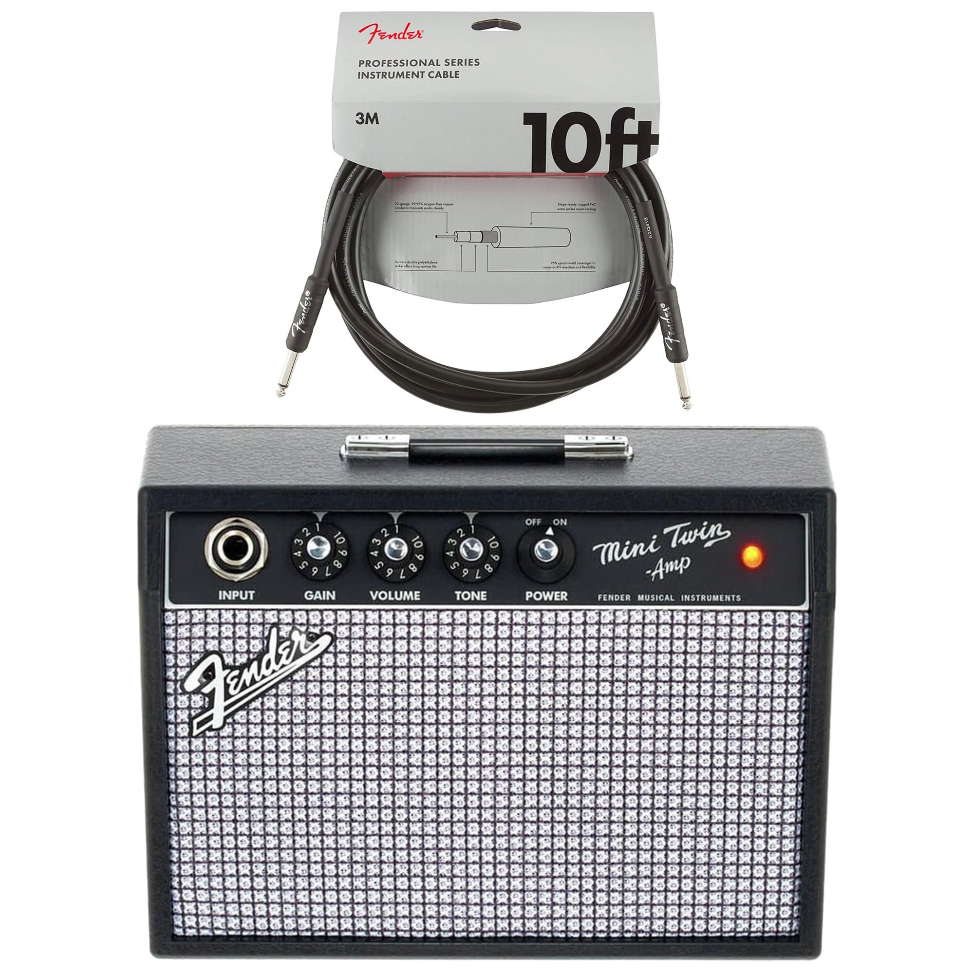Fender Mini '65 Twin Amplifier Cable Bundle – Chicago Music Exchange