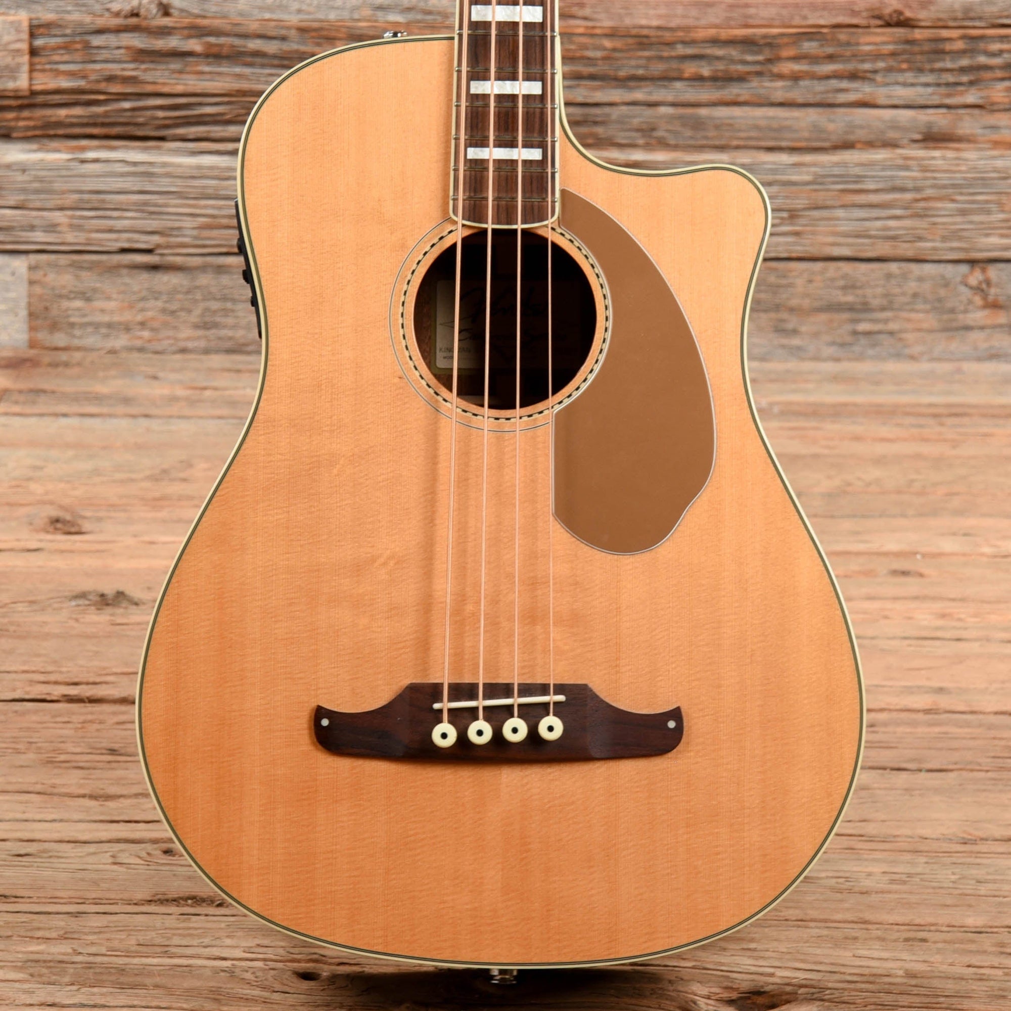 Fender California Series Kingman Bass SCE Natural 2013 Chicago Music