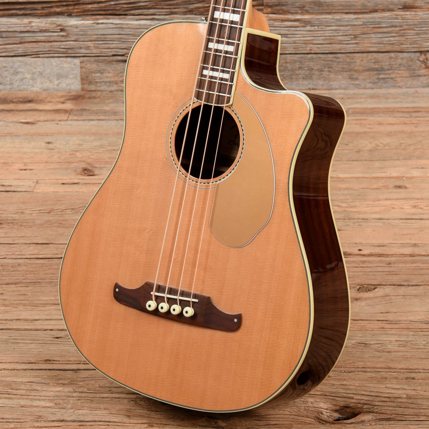 Fender California Series Kingman Bass SCE Natural 2013 Bass Guitars / 4-String,Bass Guitars / Acoustic Bass Guitars