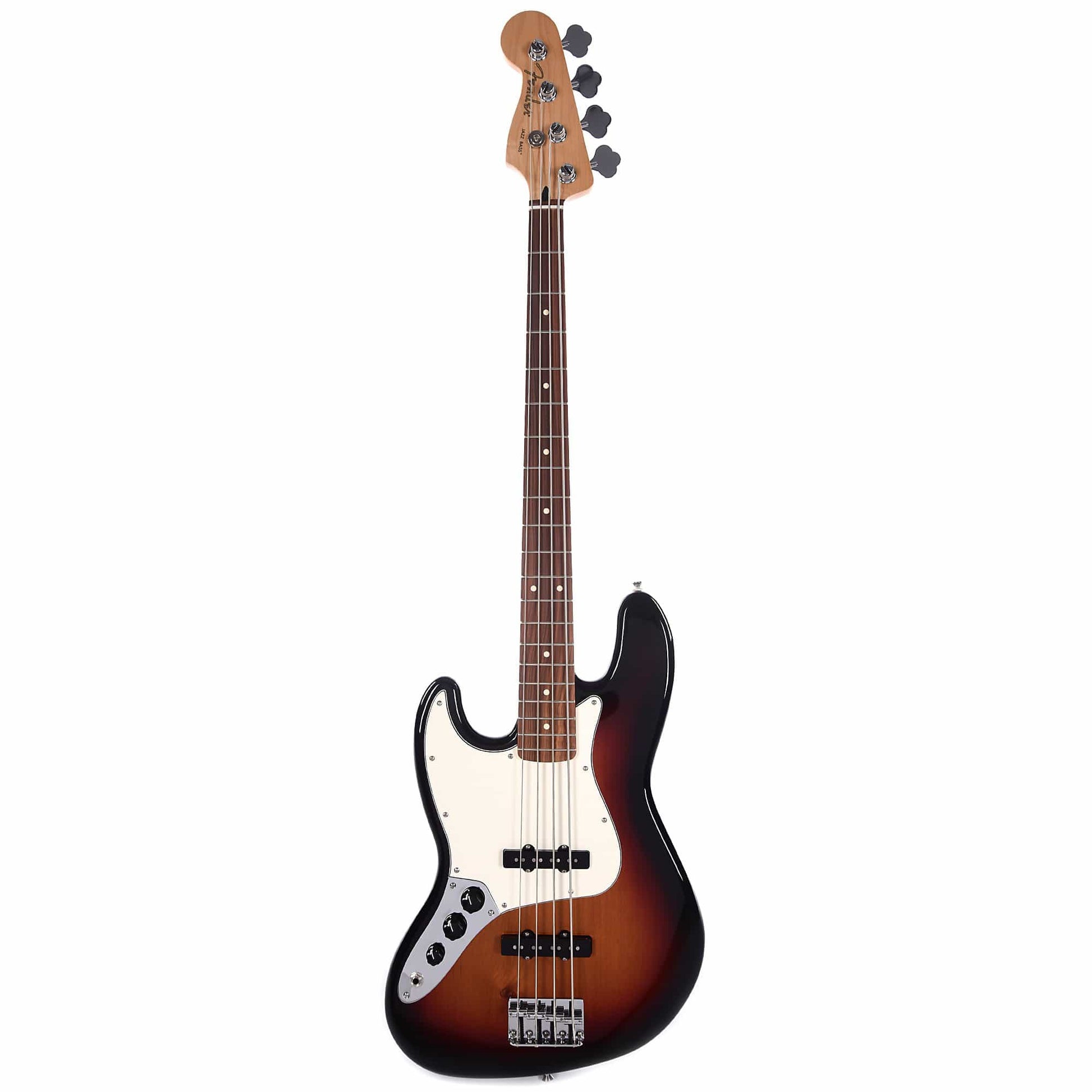 Fender Player Jazz Bass LEFTY 3-Color Sunburst Bundle w/Fender Gig Bag, Stand, Cable, Tuner, Picks and Strings Bass Guitars / 4-String,Bass Guitars / Left-Handed