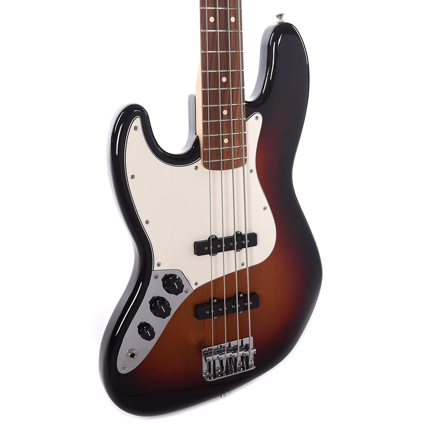 Fender Player Jazz Bass LEFTY 3-Color Sunburst Bundle w/Fender Gig Bag, Stand, Cable, Tuner, Picks and Strings Bass Guitars / 4-String,Bass Guitars / Left-Handed