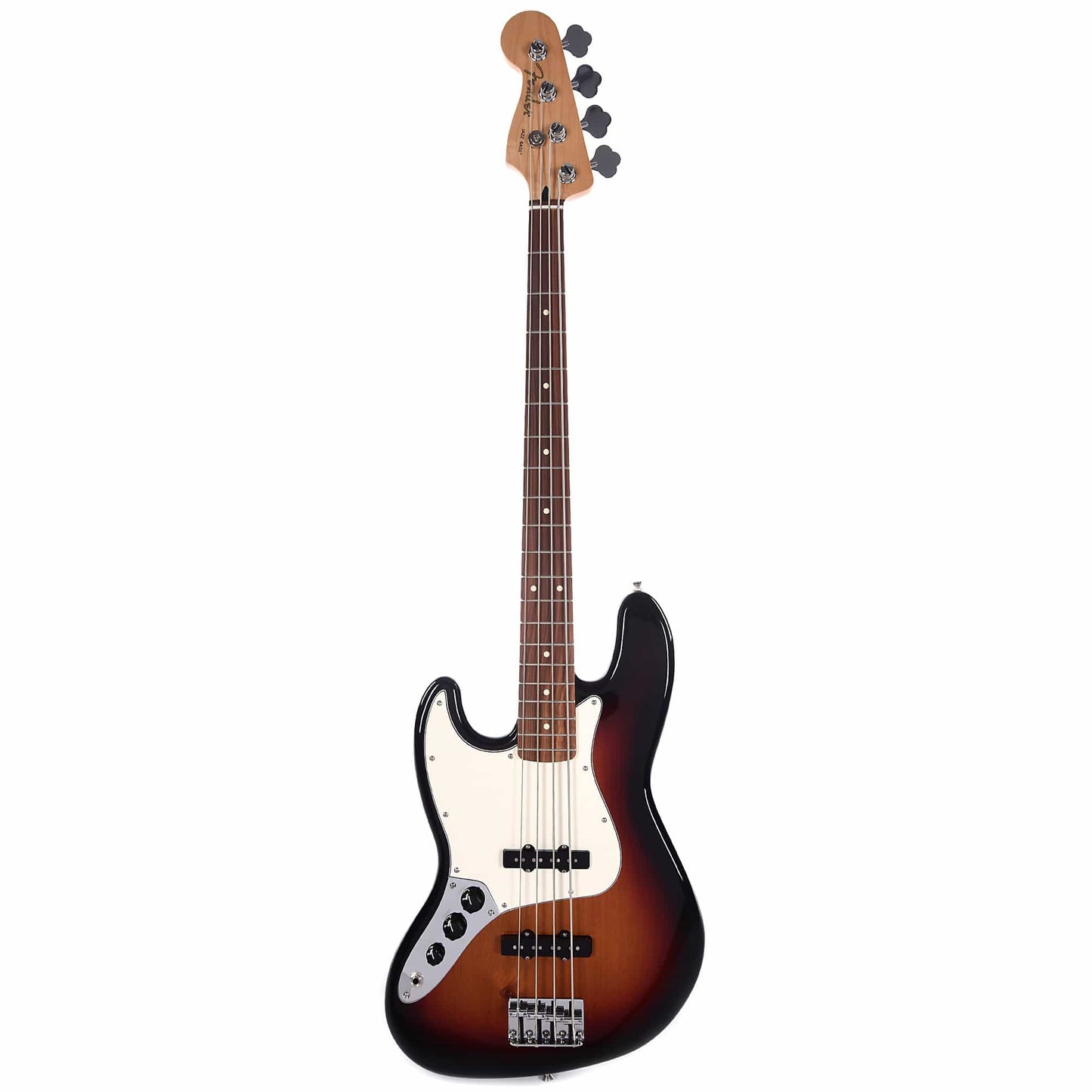 Fender Player Jazz Bass LEFTY 3-Color Sunburst Bundle w/Fender Molded Hardshell Case Bass Guitars / 4-String,Bass Guitars / Left-Handed