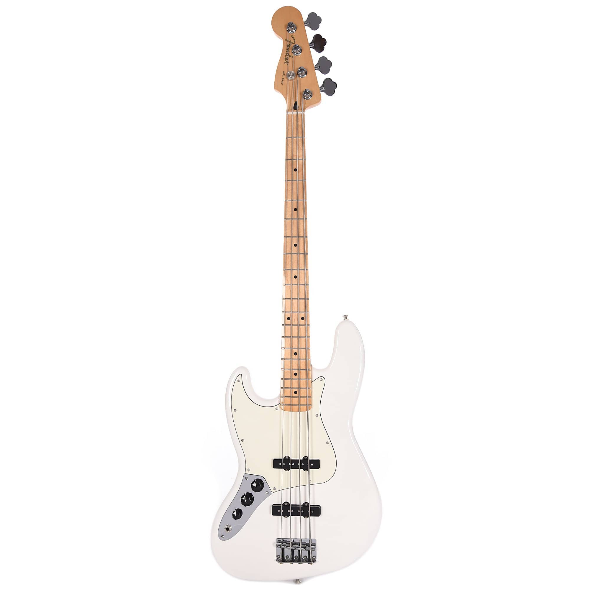 Fender Player Jazz Bass LEFTY Polar White Bundle w/Fender Gig Bag, Stand, Cable, Tuner, Picks and Strings Bass Guitars / 4-String,Bass Guitars / Left-Handed