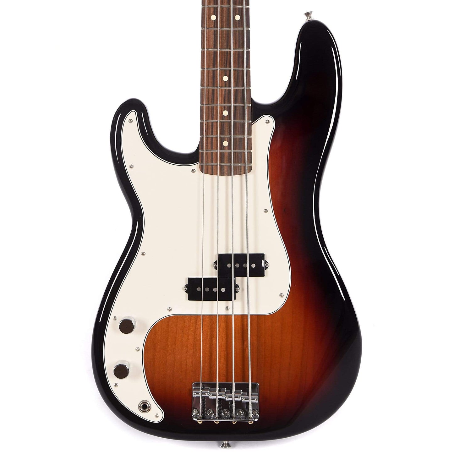 Fender Player Precision Bass LEFTY 3-Color Sunburst Bundle w/Fender Gig Bag, Stand, Cable, Tuner, Picks and Strings Bass Guitars / 4-String,Bass Guitars / Left-Handed